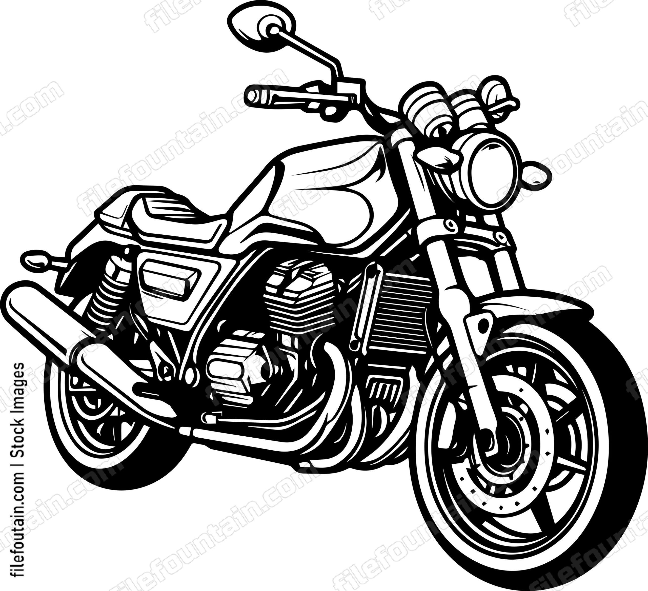 Retro Motorcycle