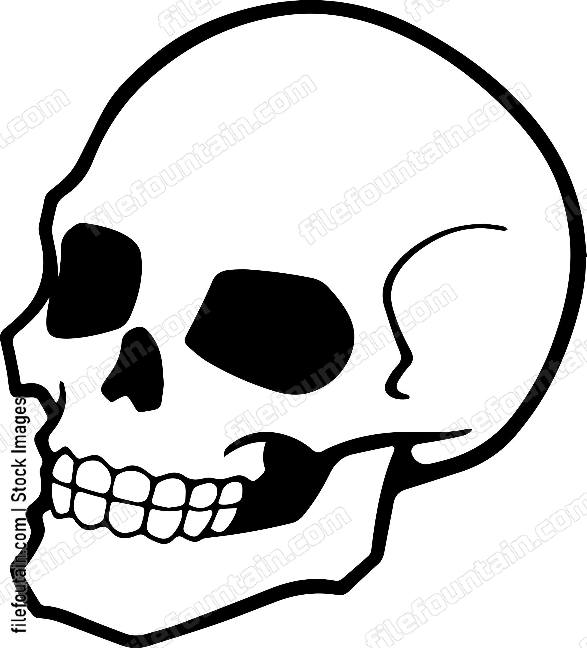 skull smiling