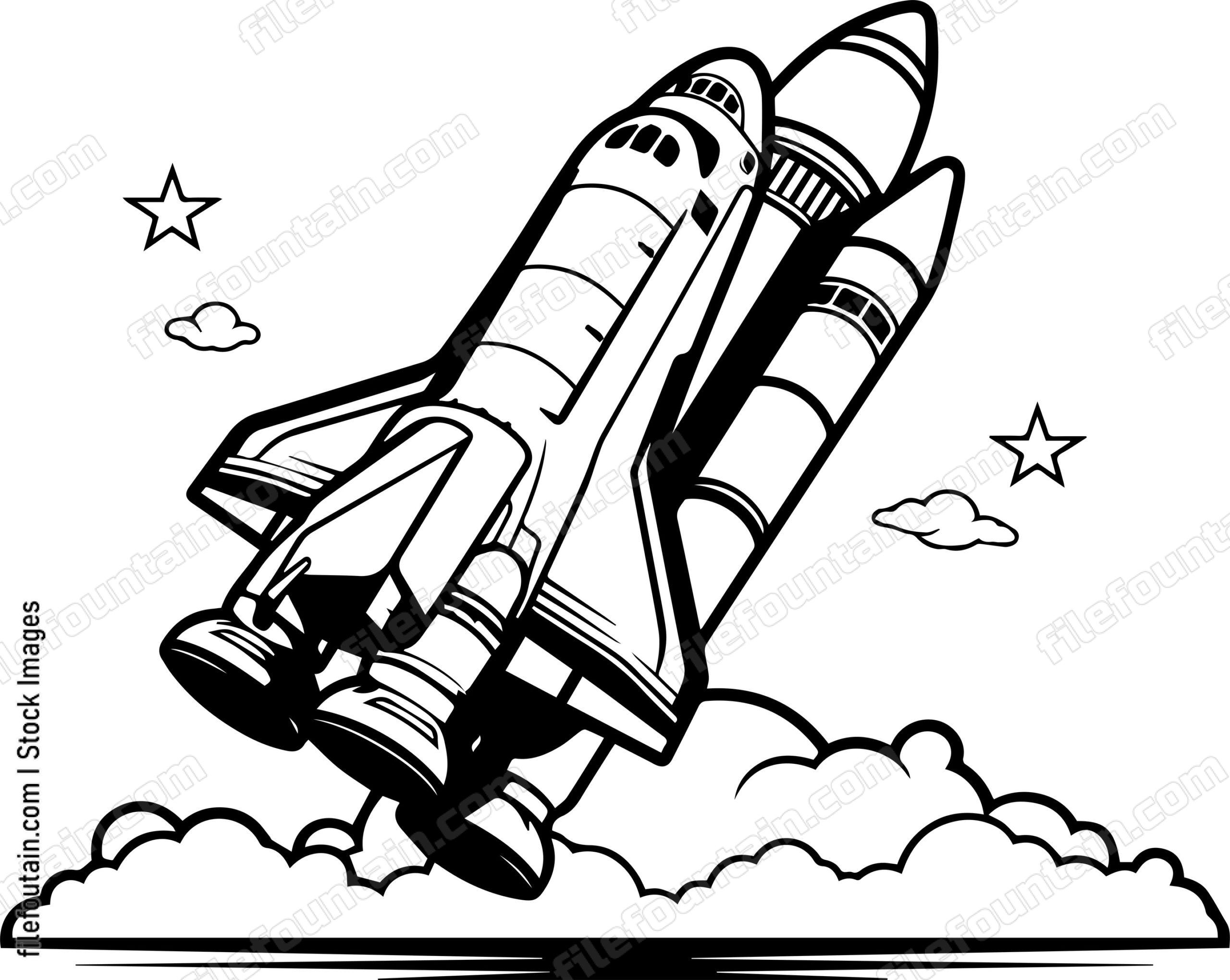 Space shuttle launch exploration