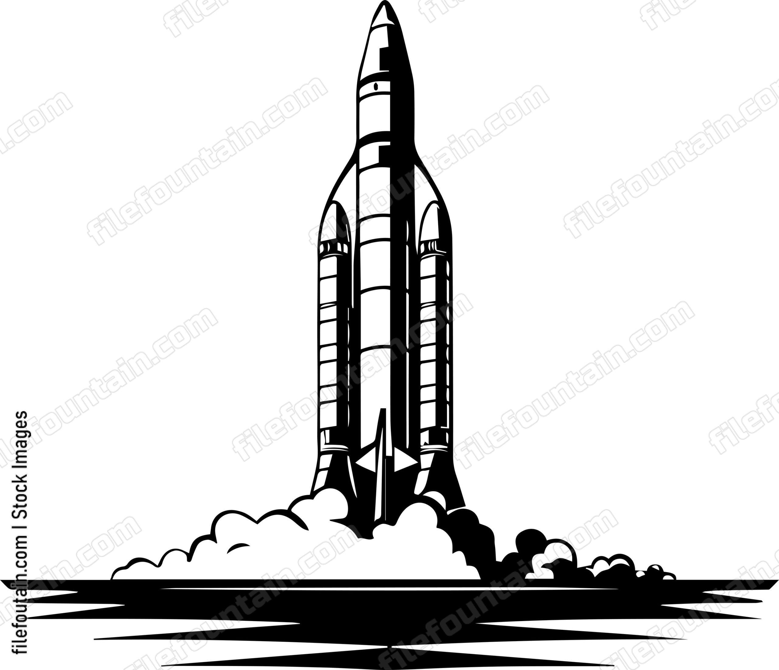 Space Shuttle Rocket Launch