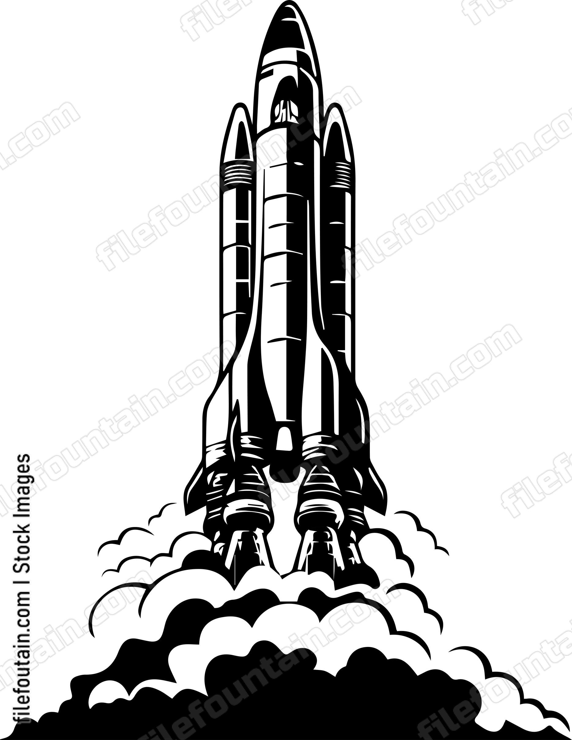 Space Shuttle Rocket Launch