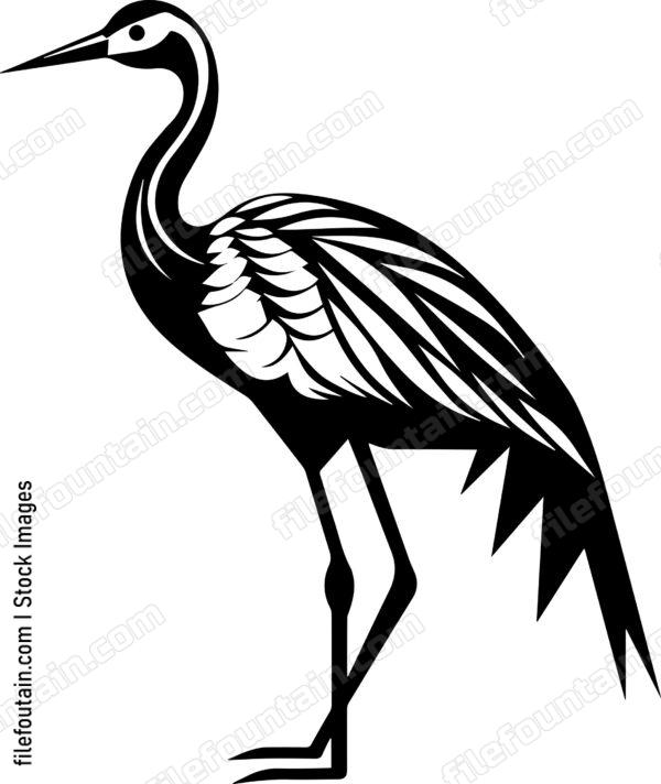 Stork Mascot