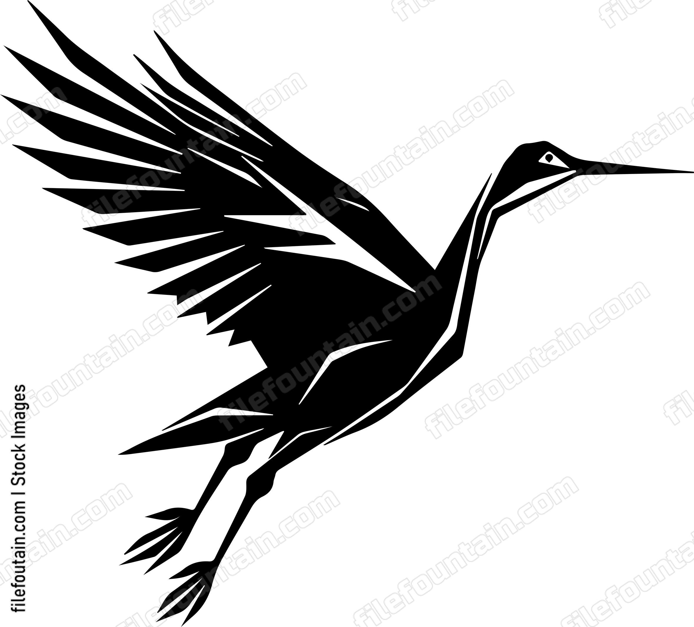 Stork Mascot