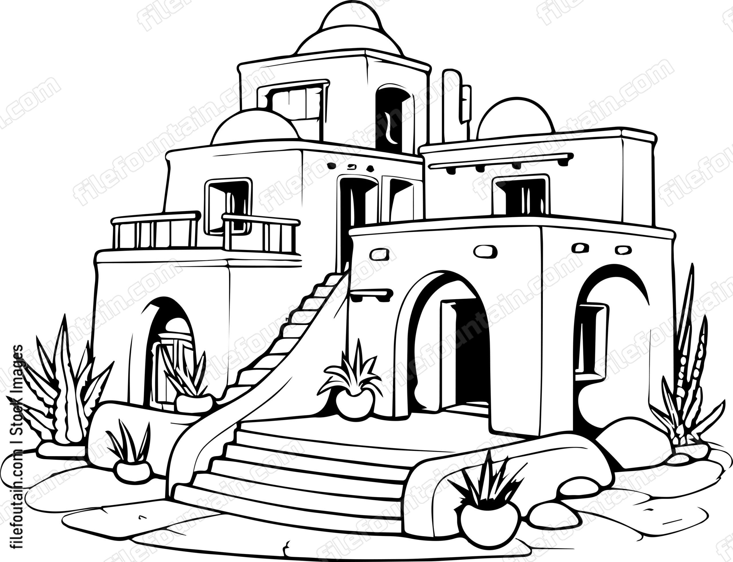 Stucco Building