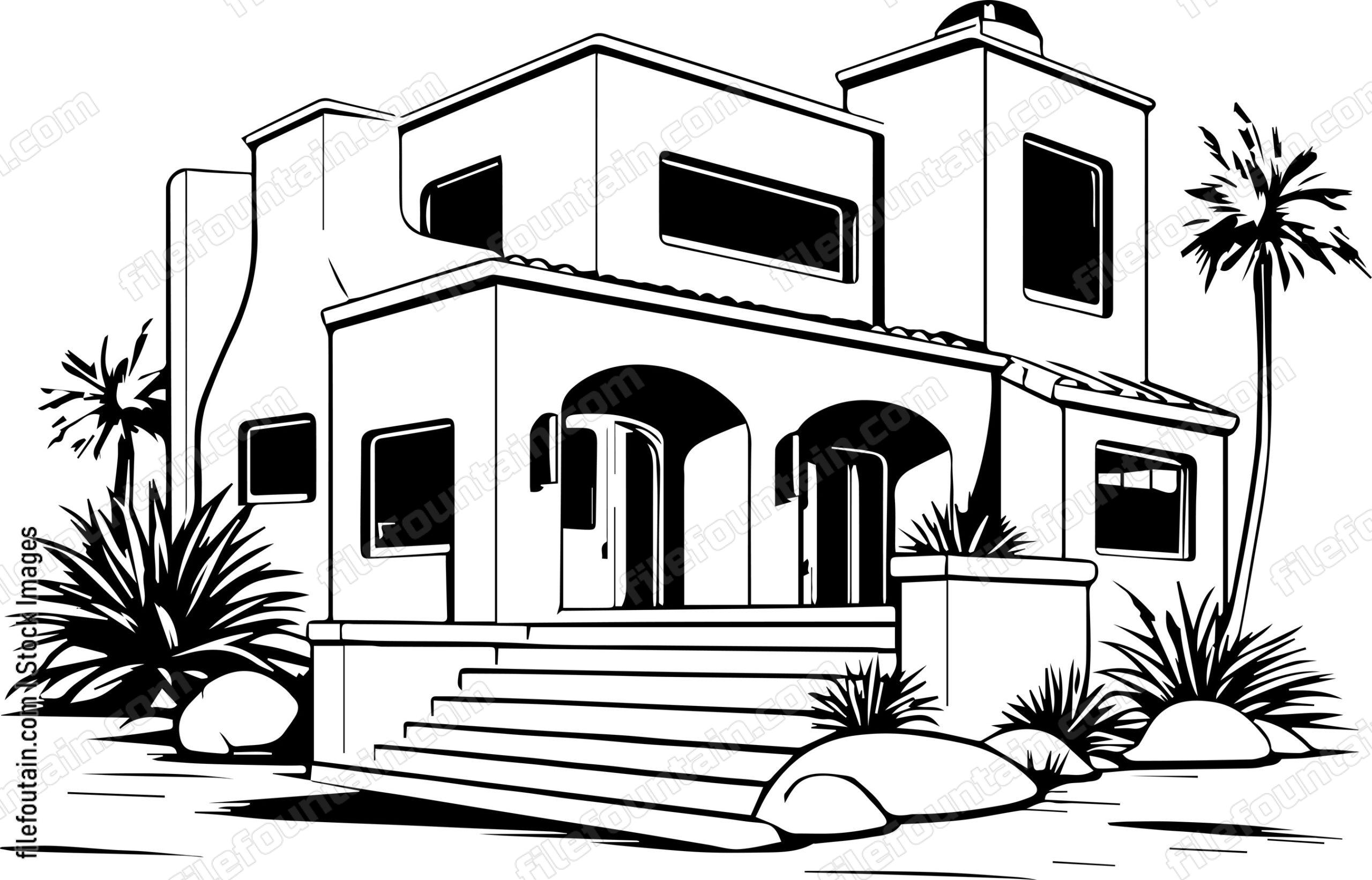 Stucco Building