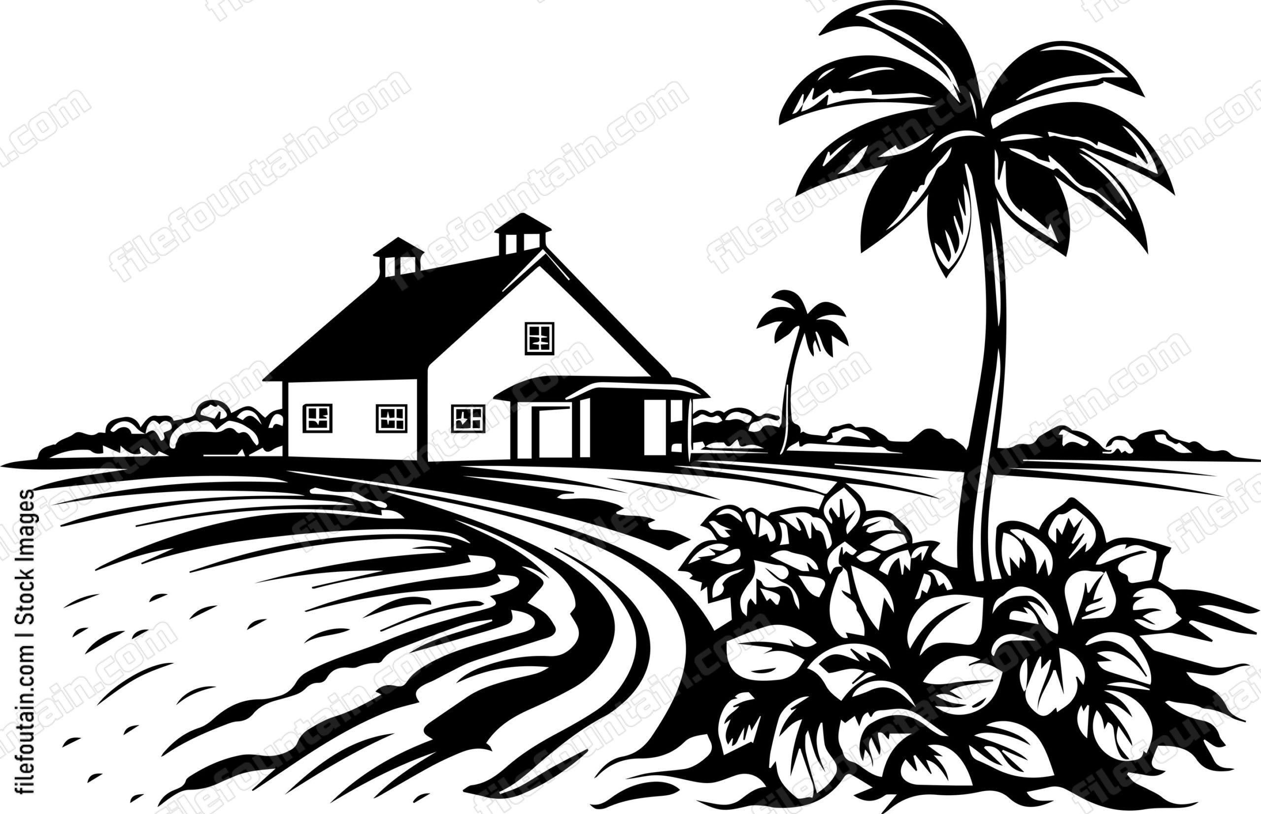 Tropical Farm House Ranch