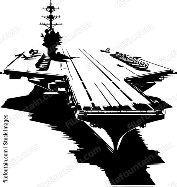 Aircraft Carrier Empty Deck
