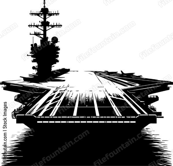 Aircraft Carrier Empty Deck