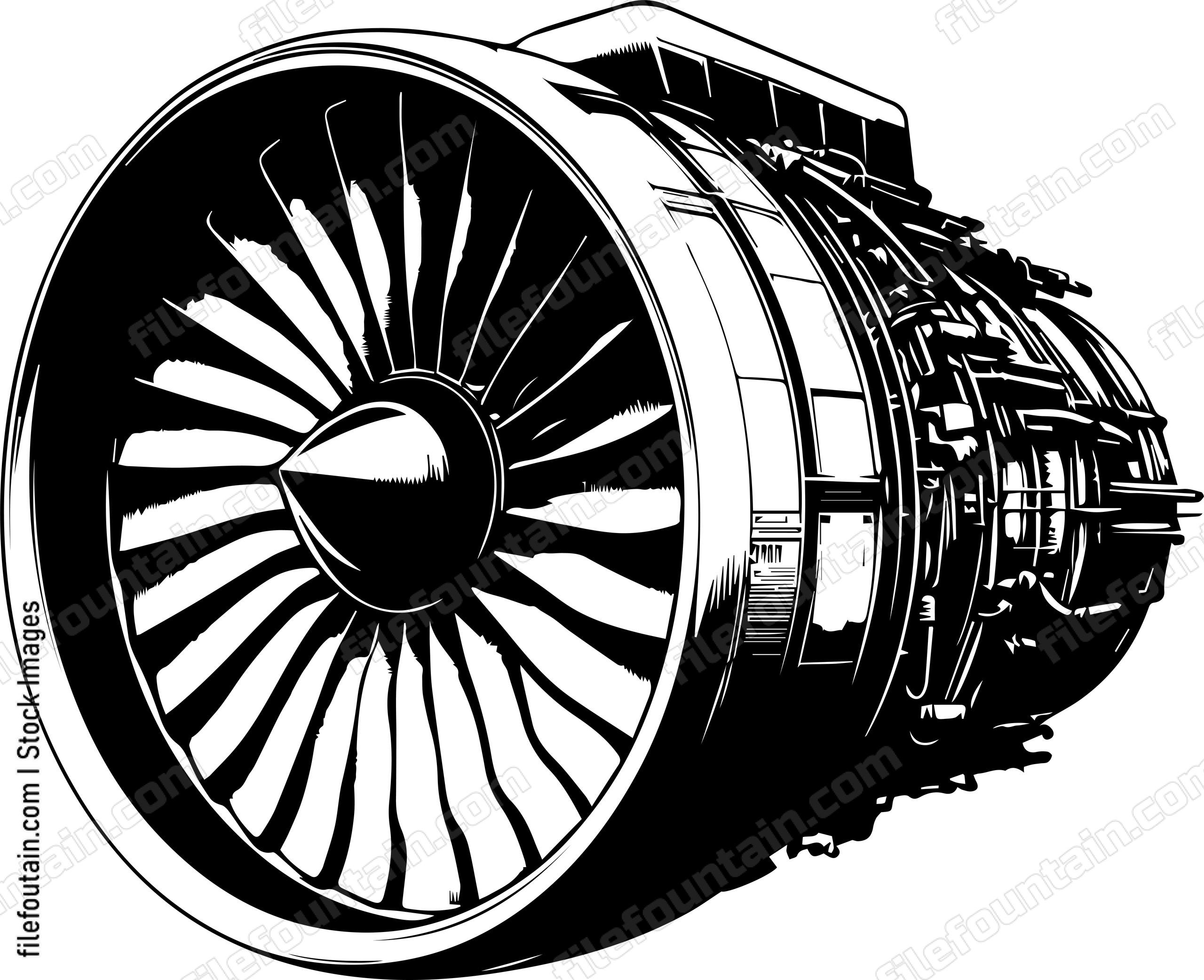 Airplane Jet Engine
