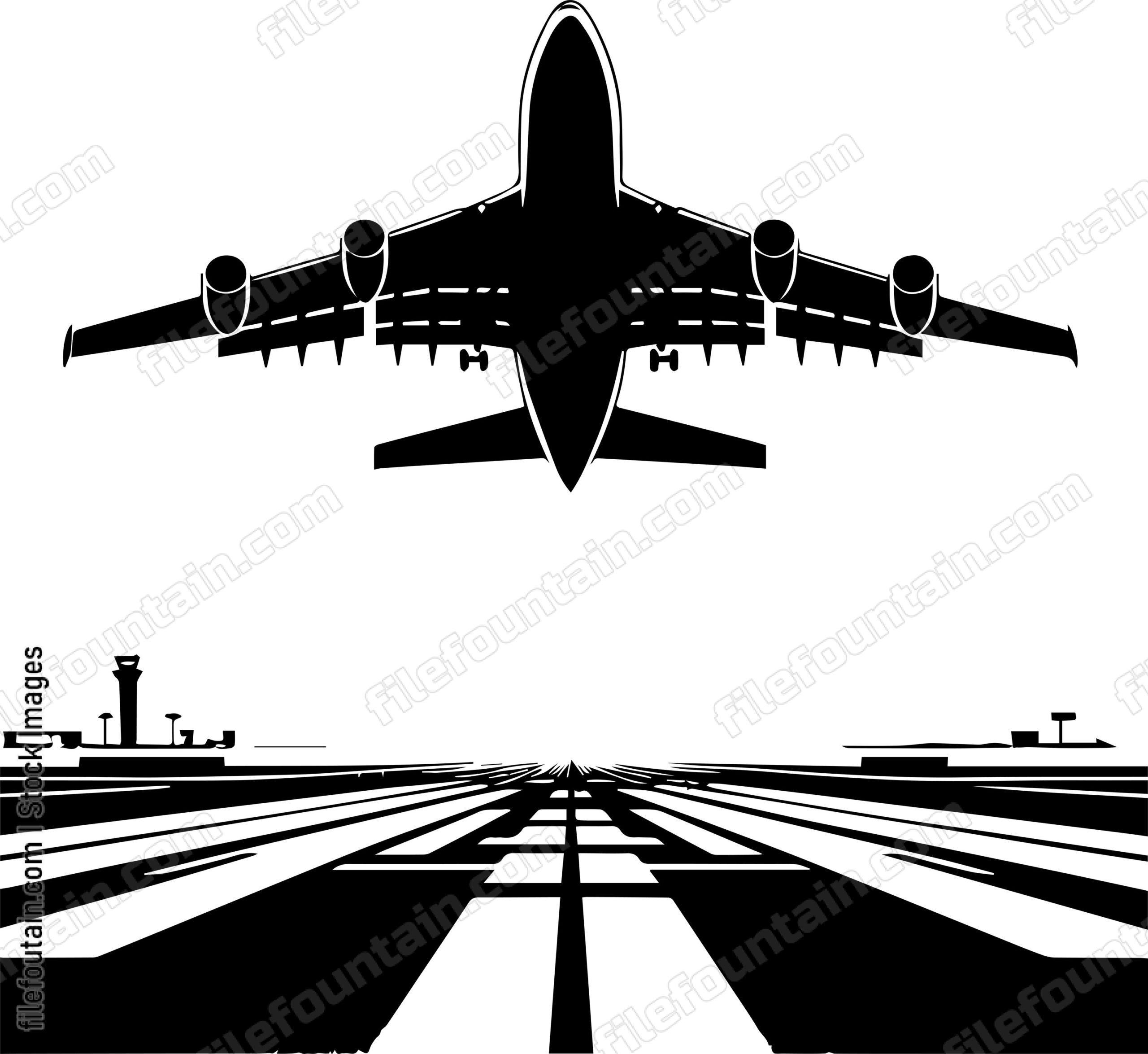 Airplane Runway Takeoff