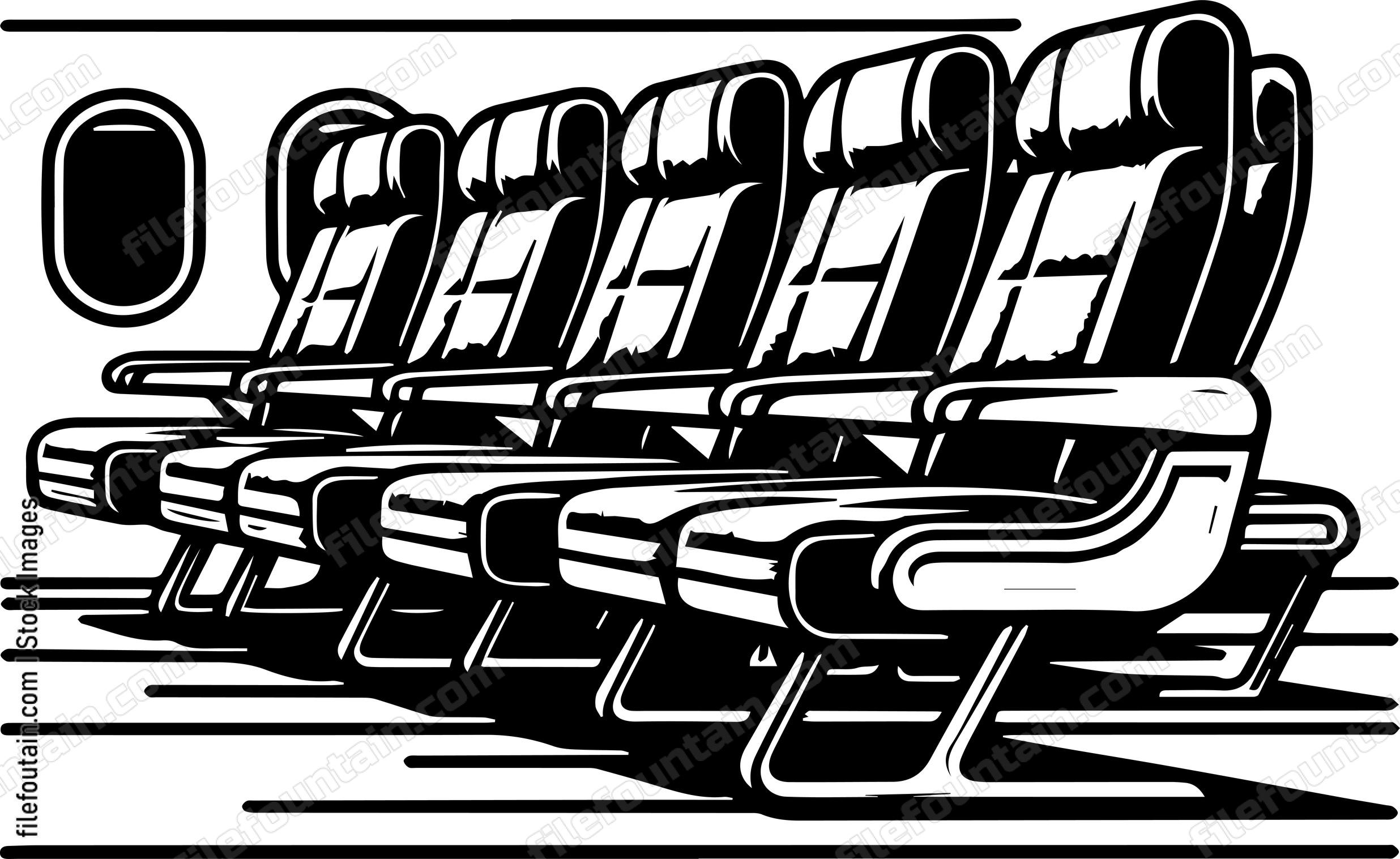 Airplate Seat Row