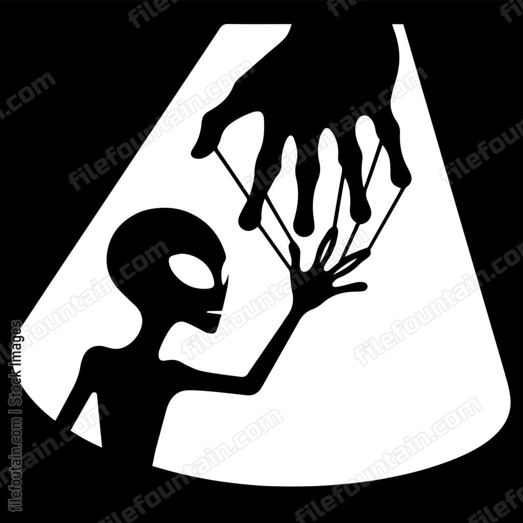 Alien Puppet Logo Vector Design - FileFountain