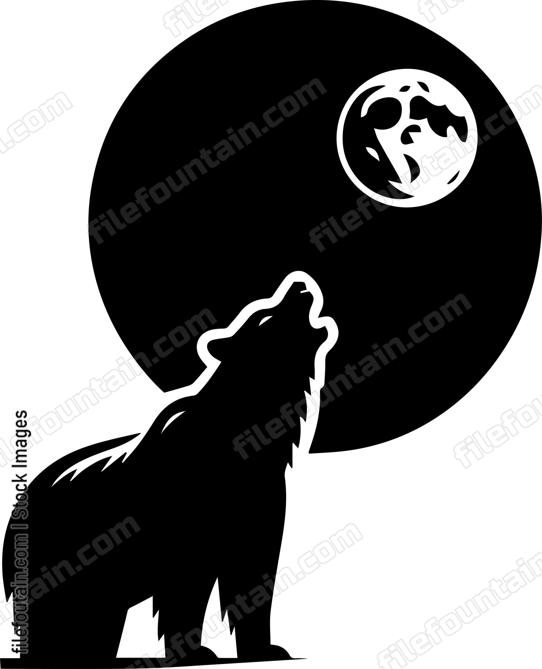 Bear Howling at the Moon