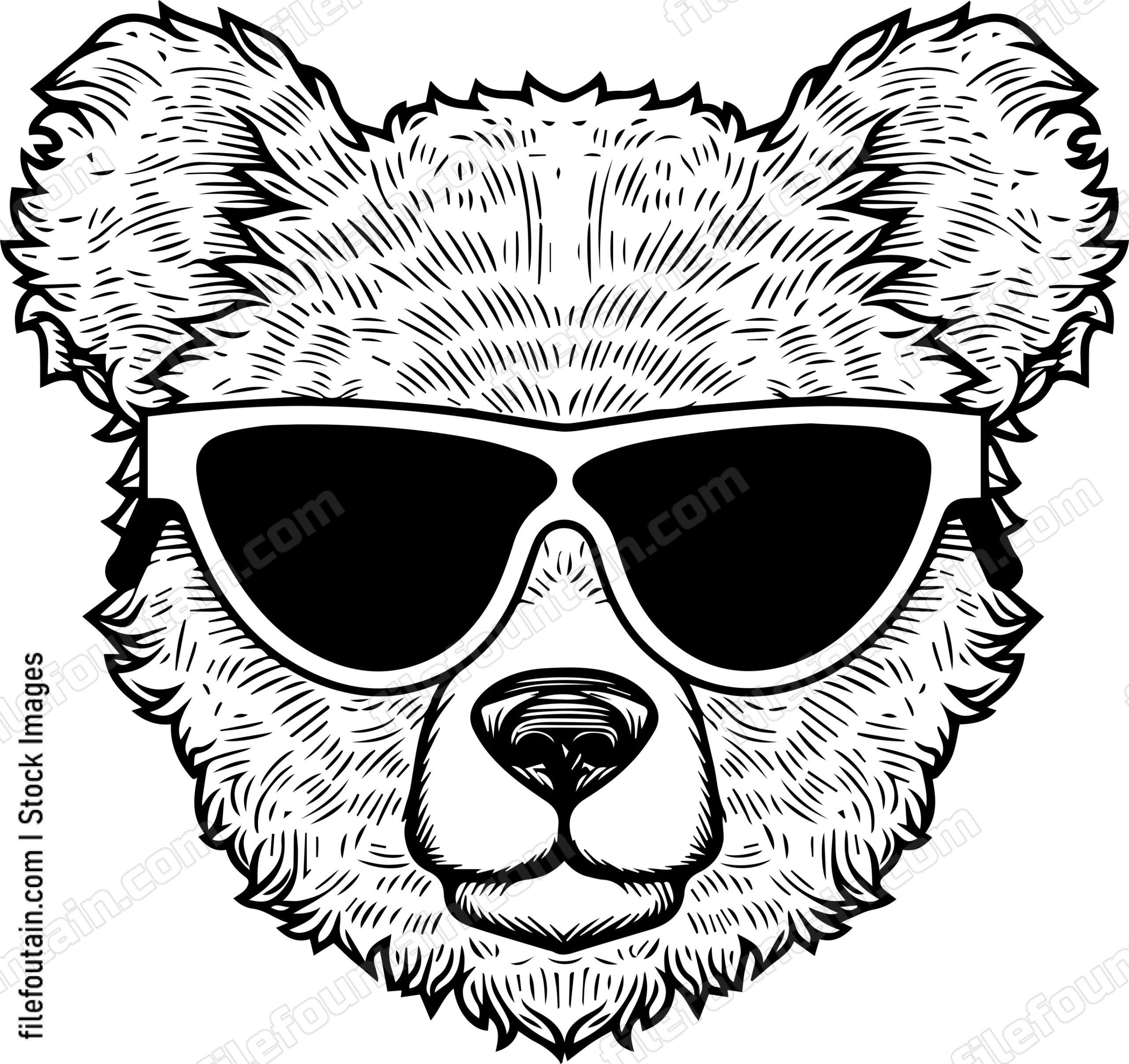 Bear In Sunglasses