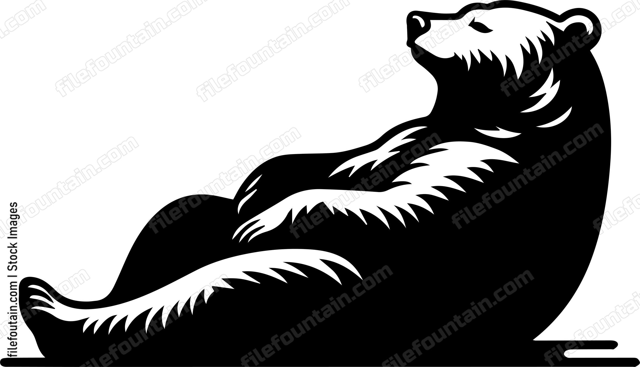Bear Lazing in the Sun