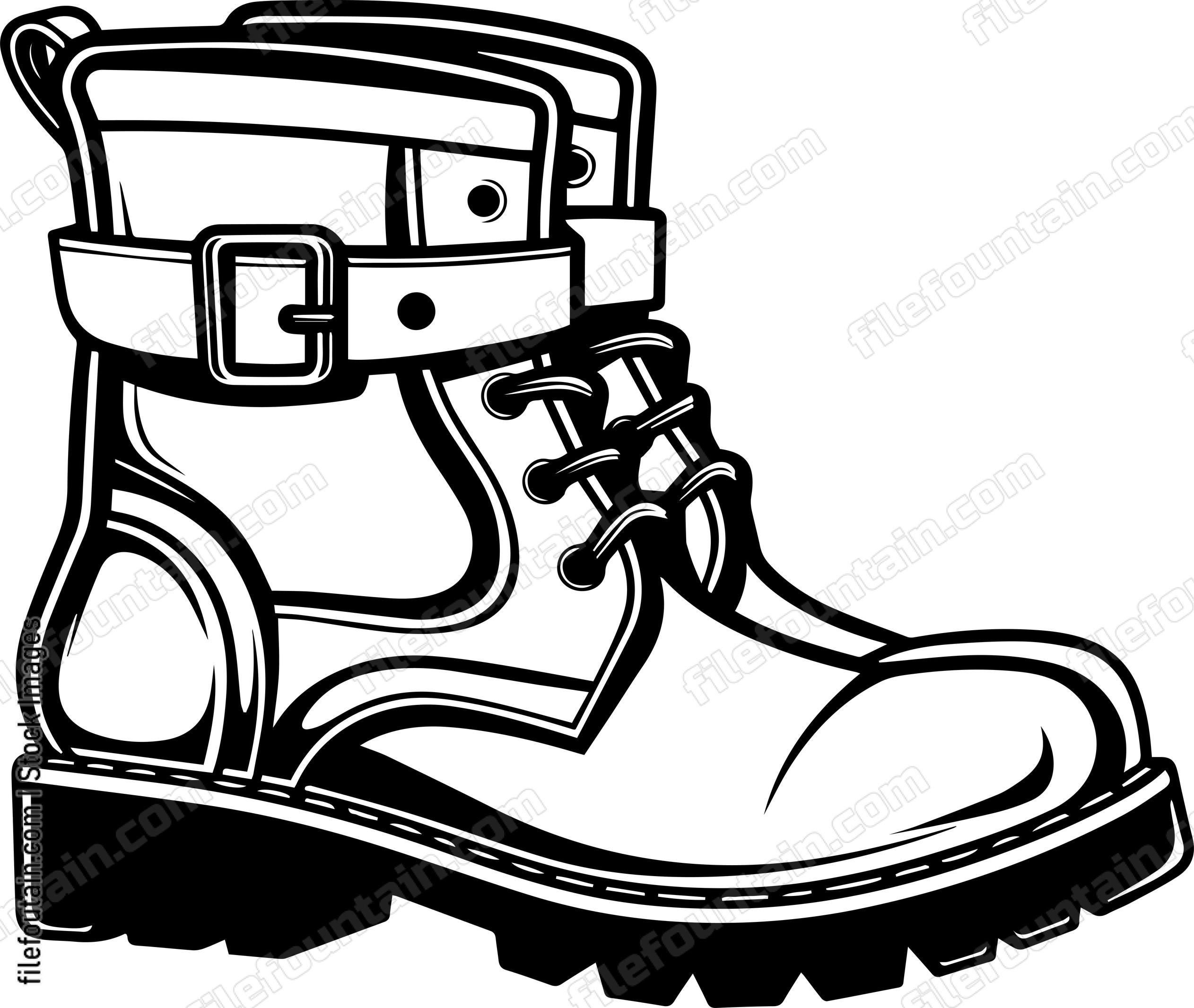 Boot With Buckles