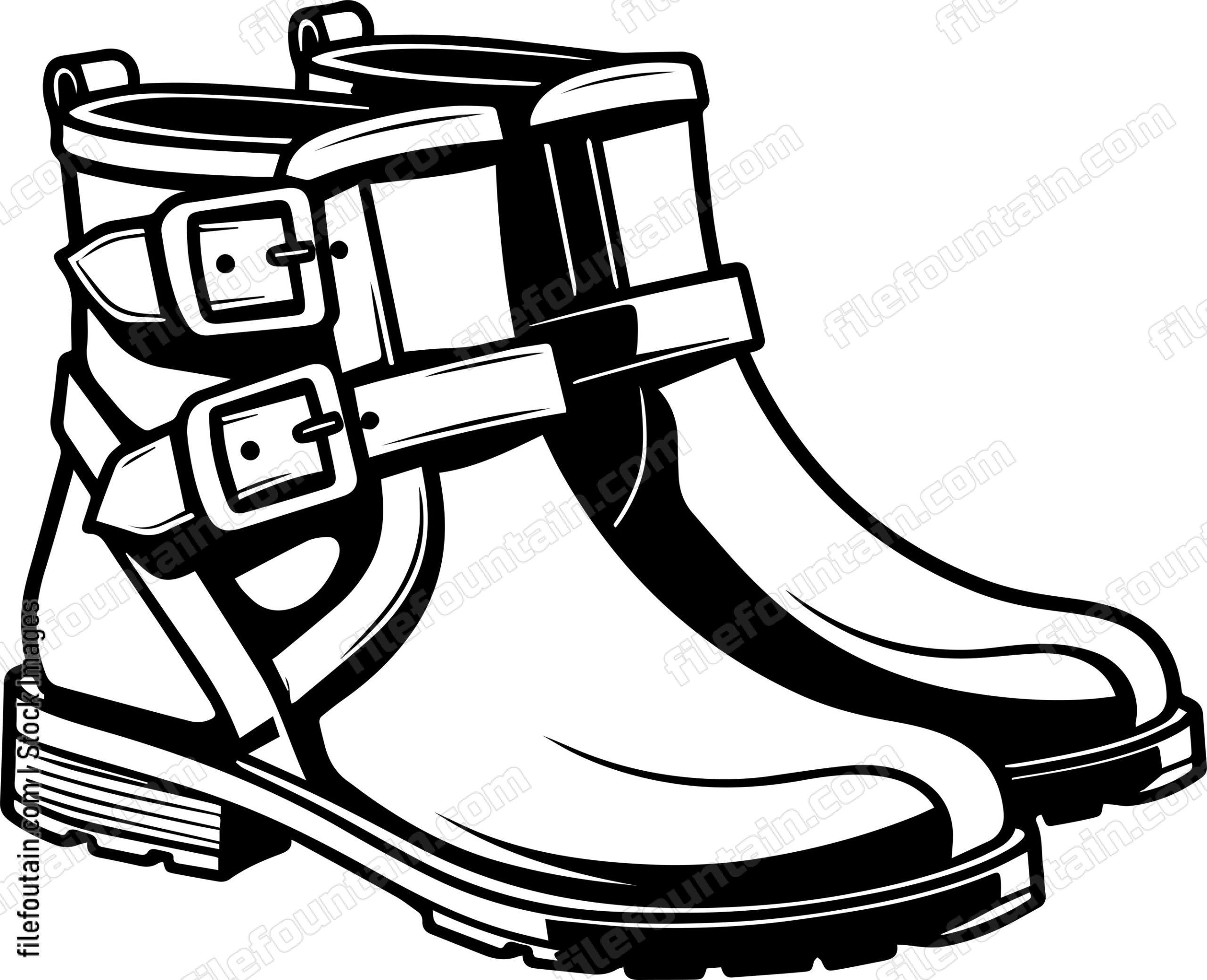 Boot With Buckles