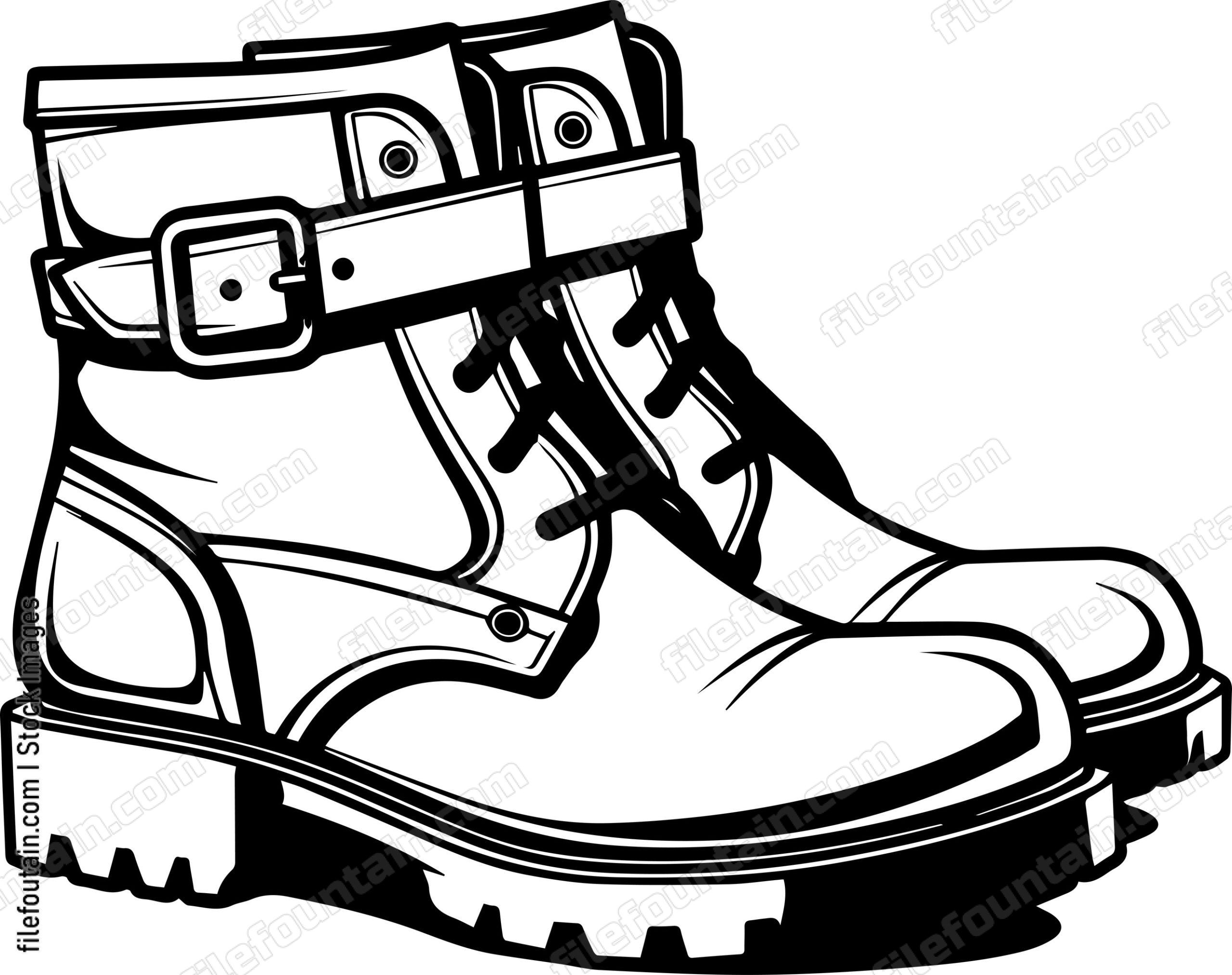 Boot With Buckles