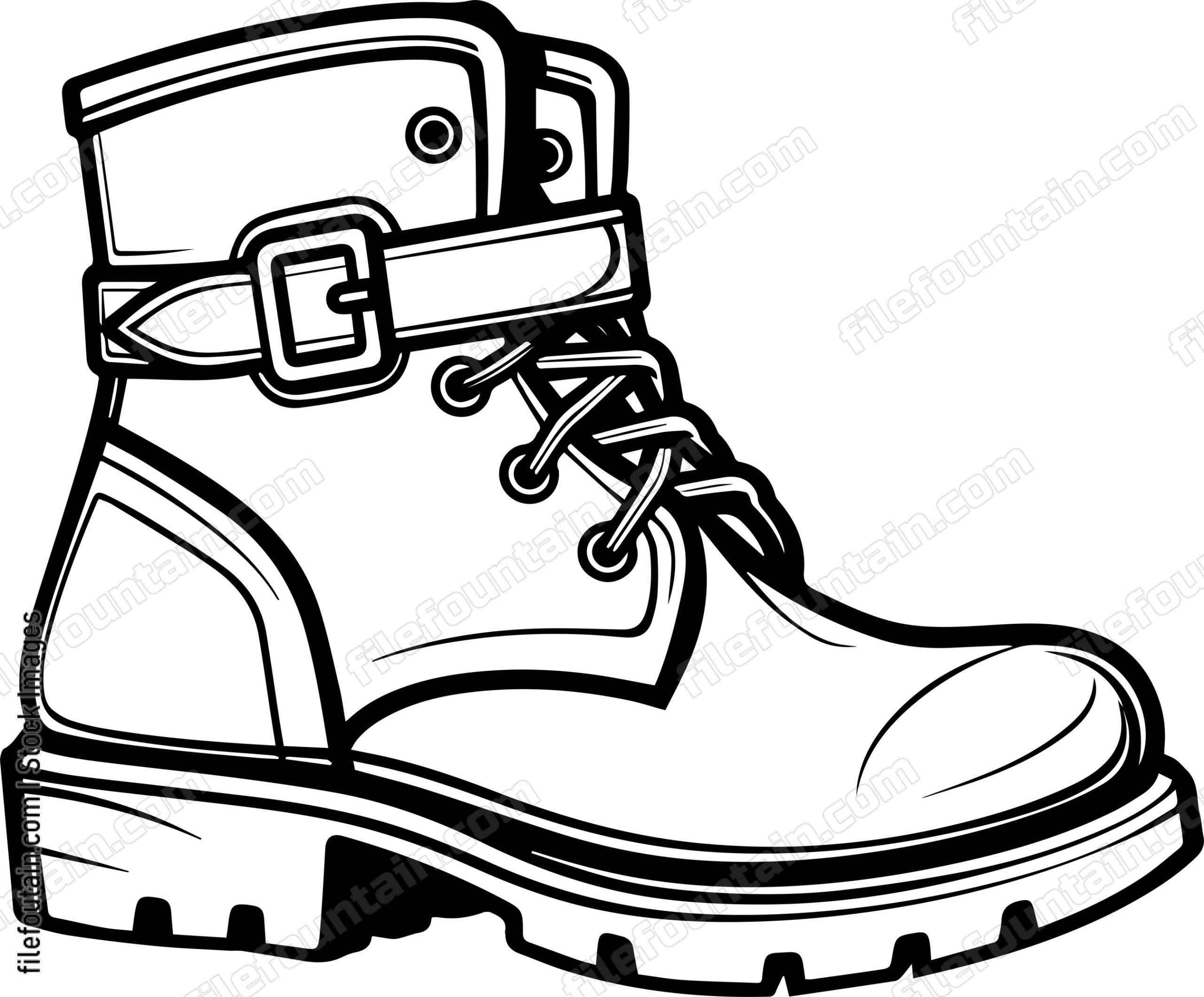 Boot With Buckles