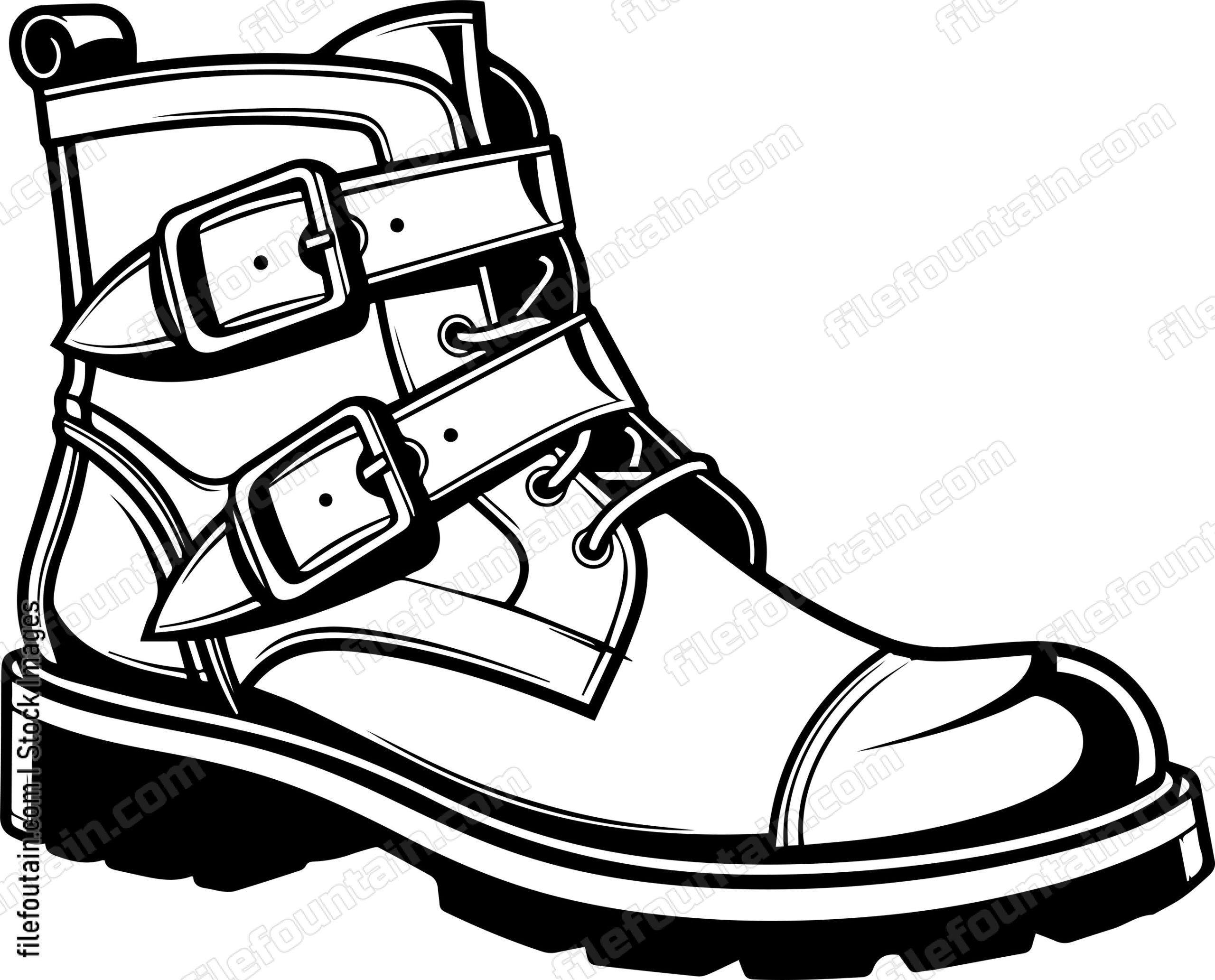 Boot With Buckles