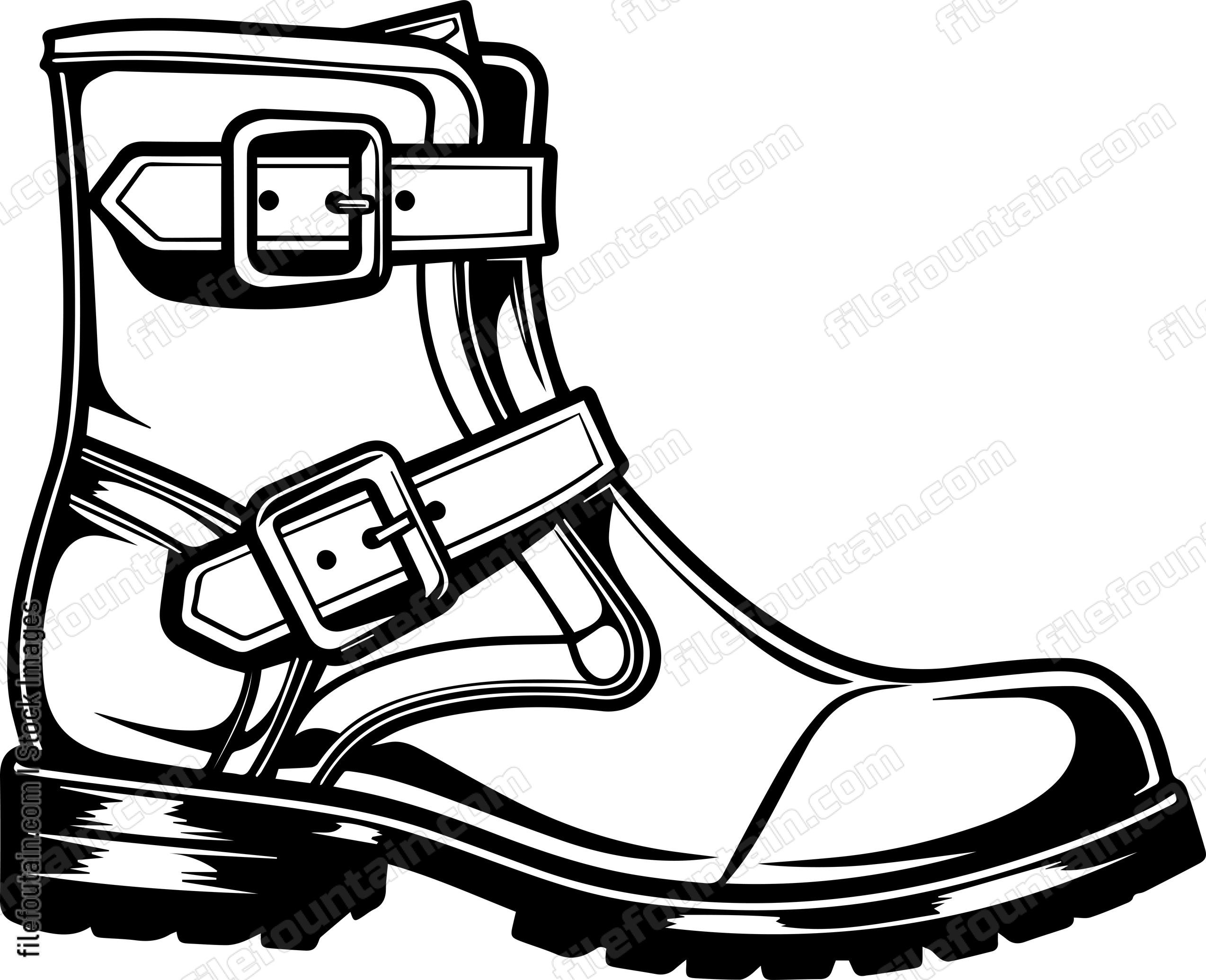 Boot With Buckles