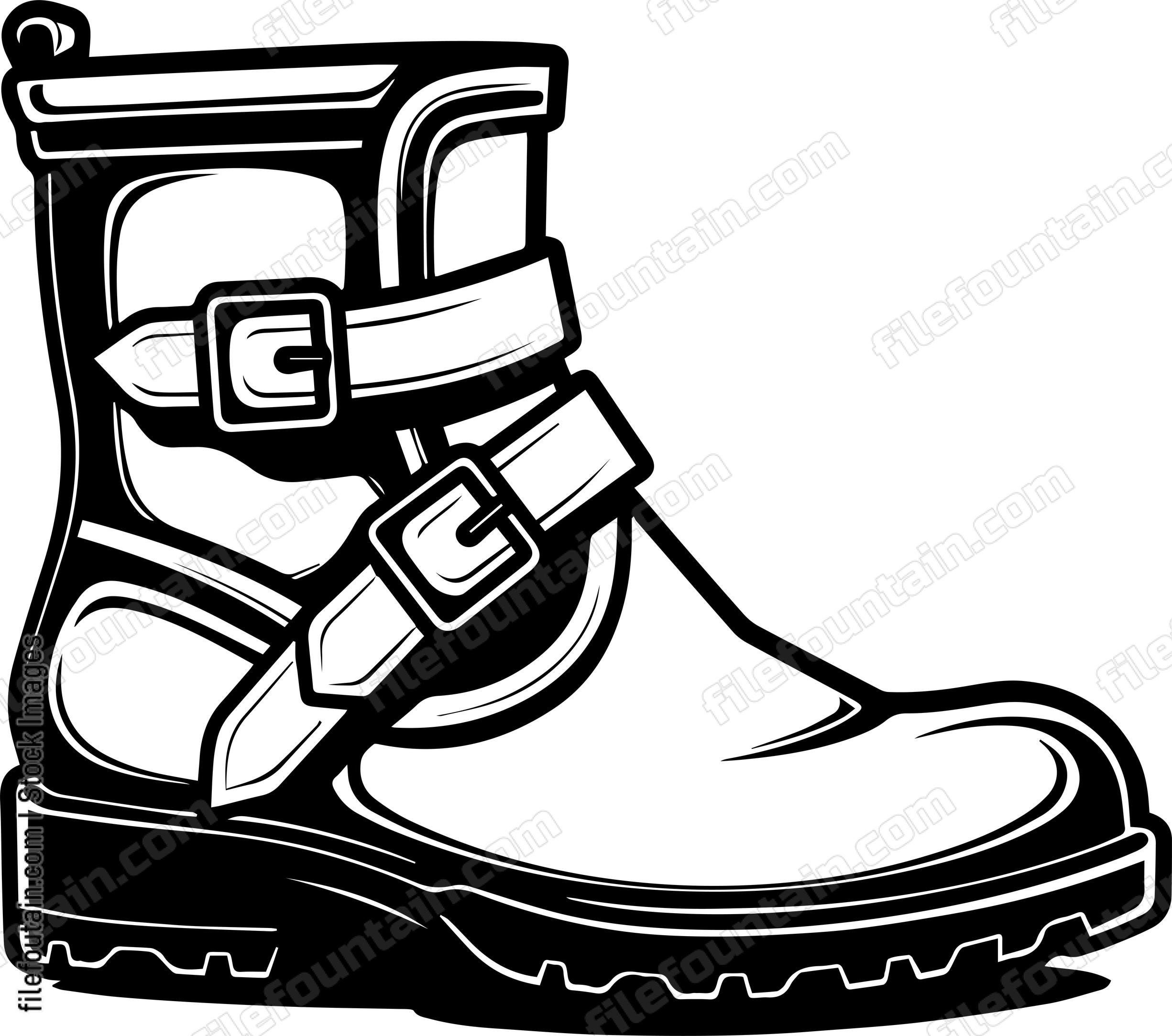 Boot With Buckles