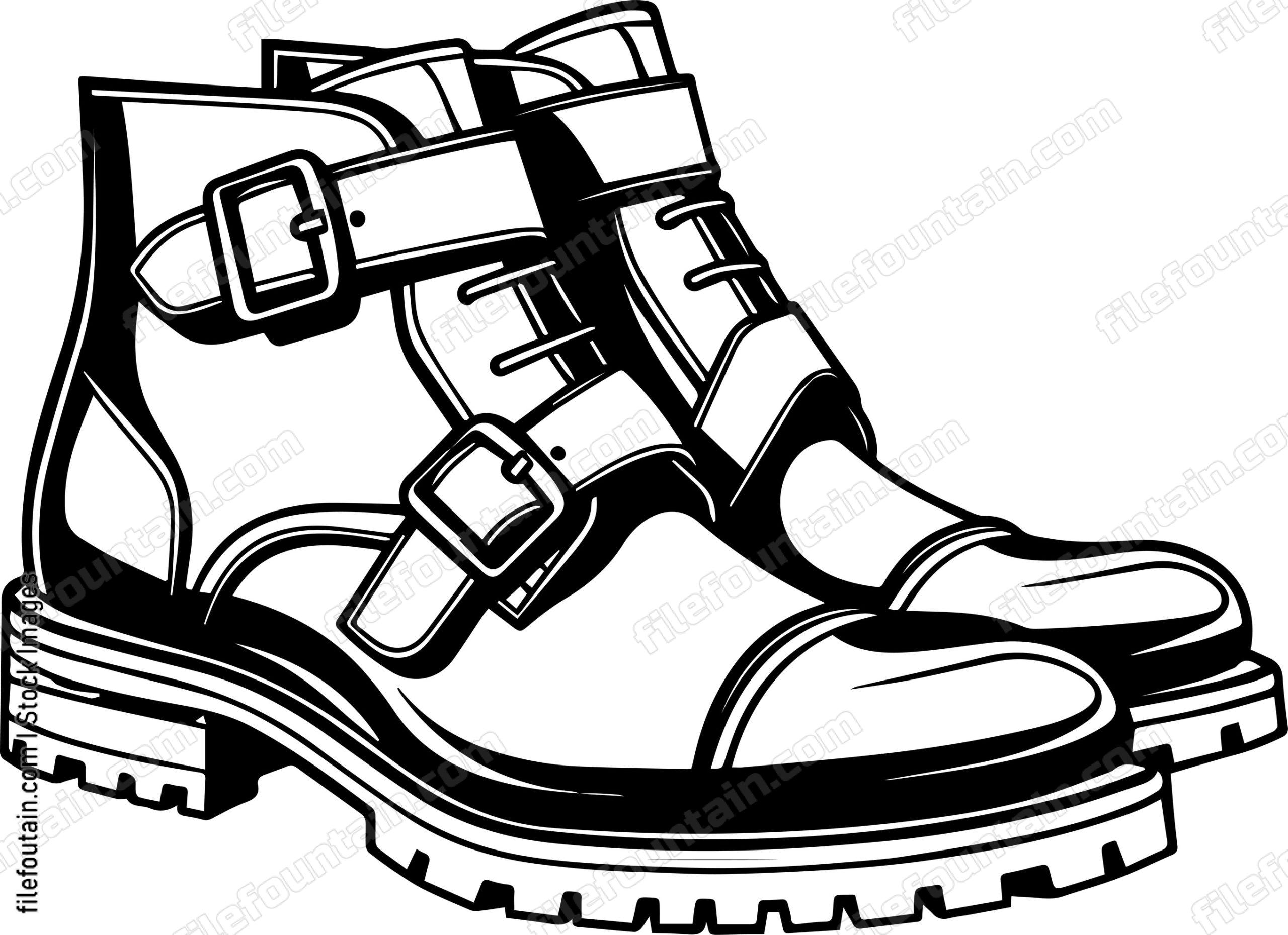 Boot With Buckles