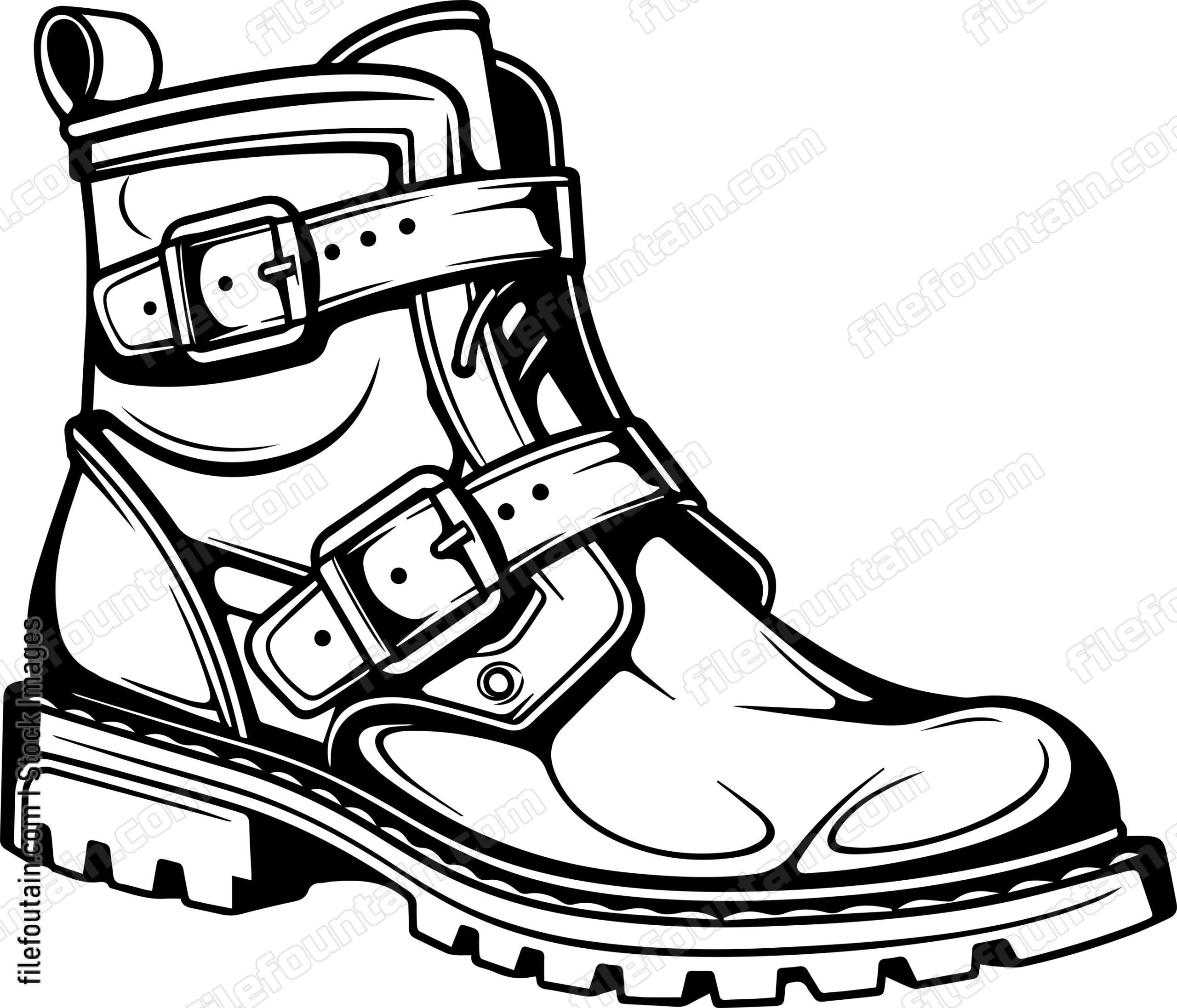 Boot With Buckles