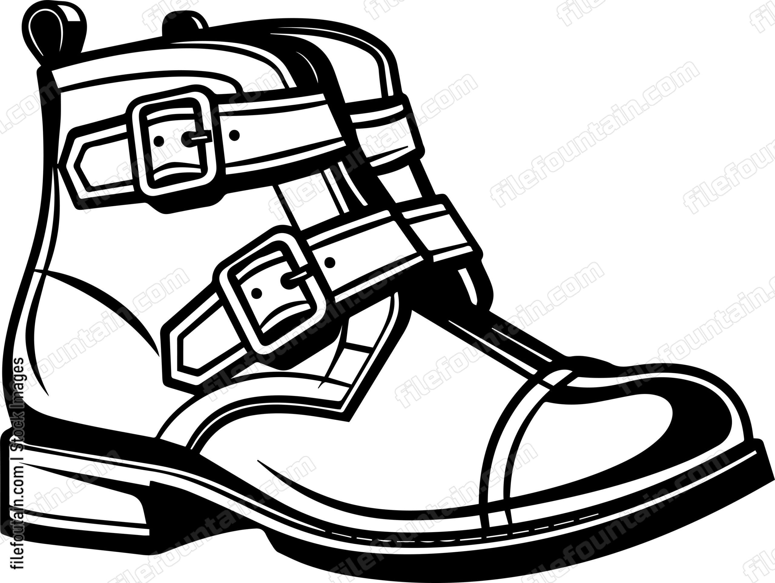 Boot With Buckles