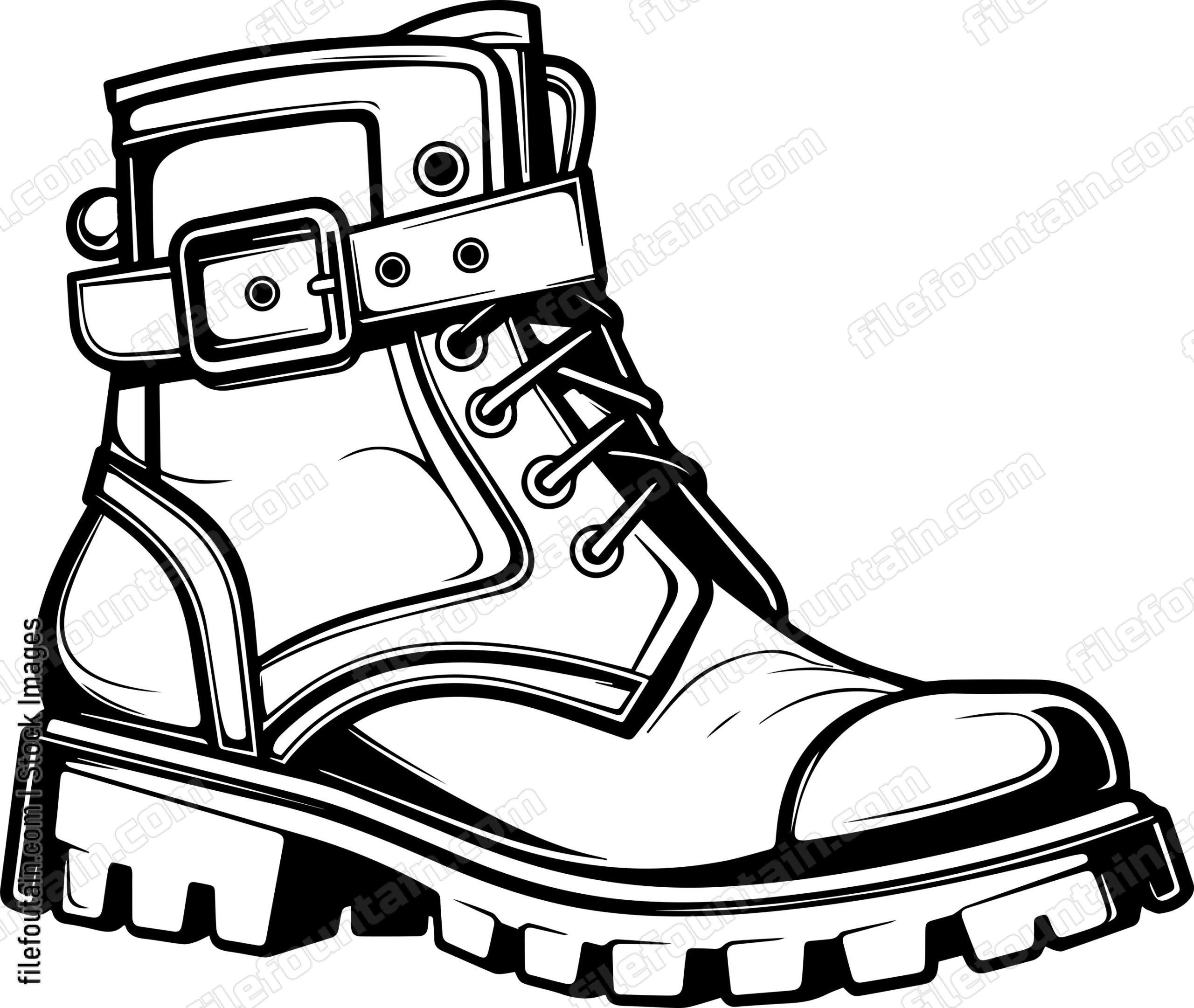 Boot With Buckles