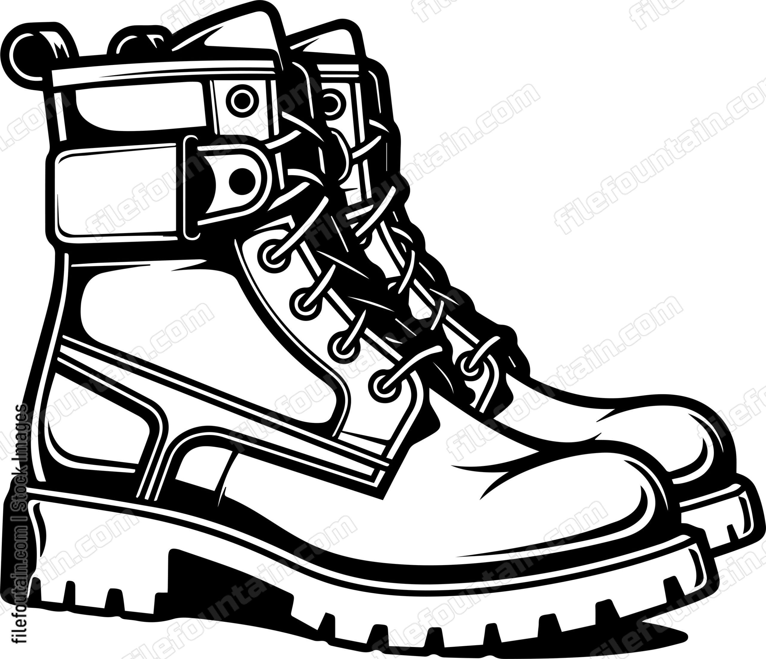 Boot With Buckles