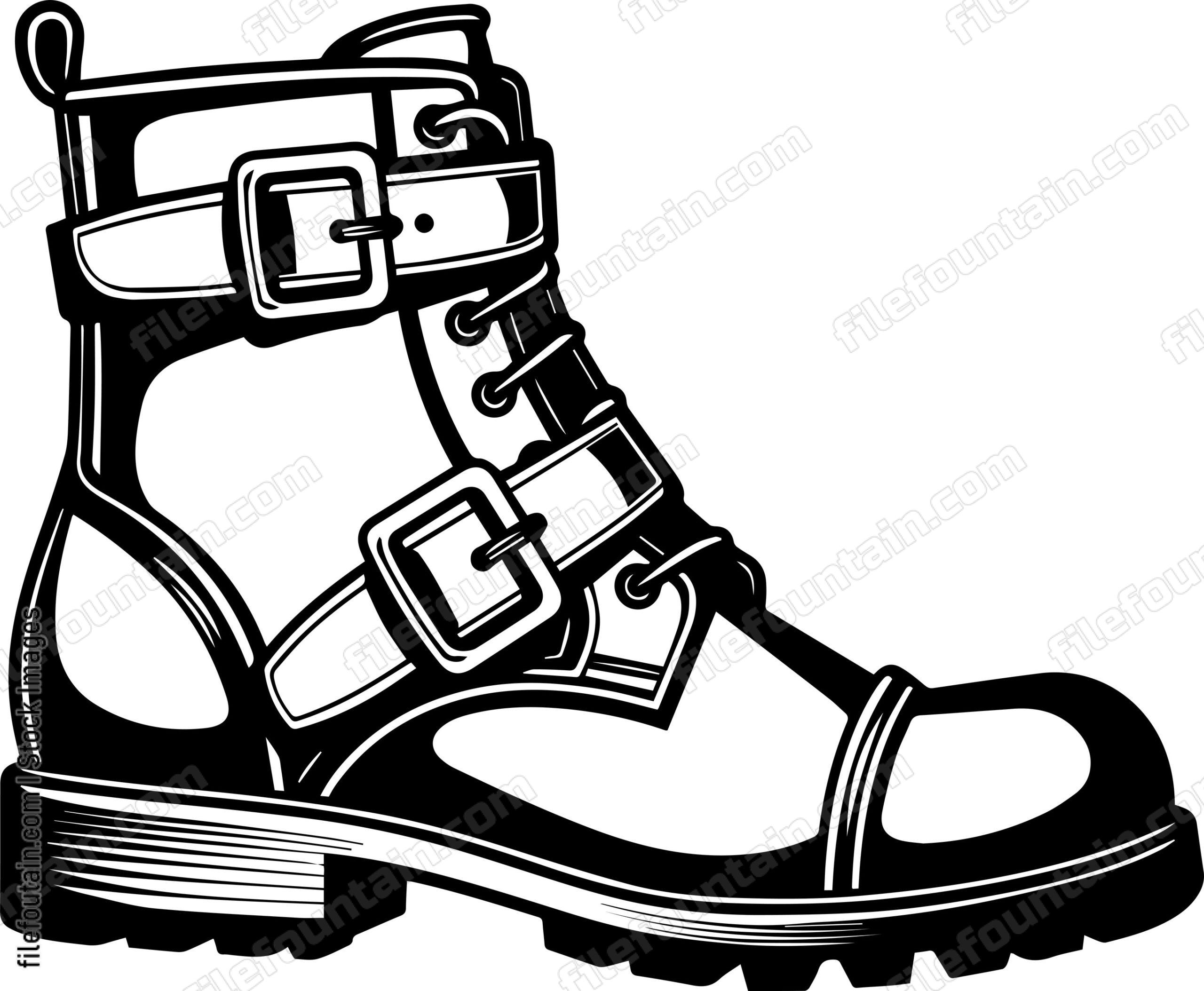 Boot With Buckles