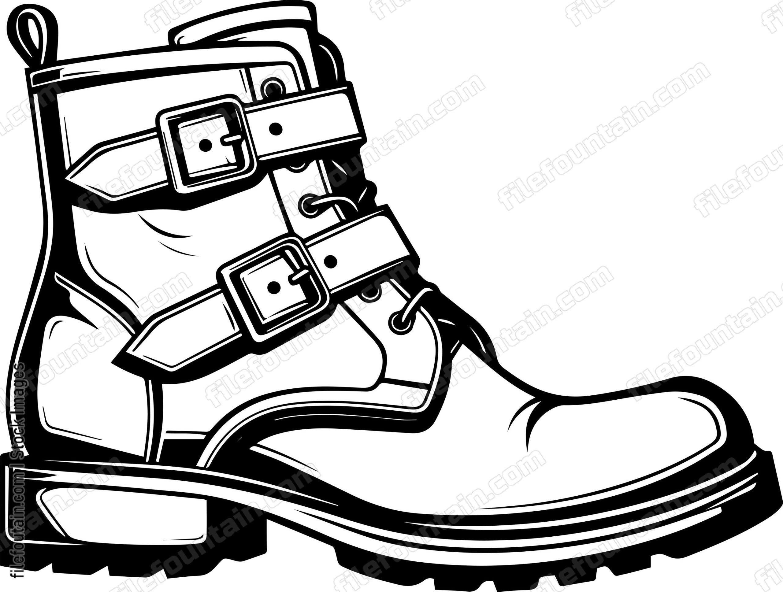 Boot With Buckles
