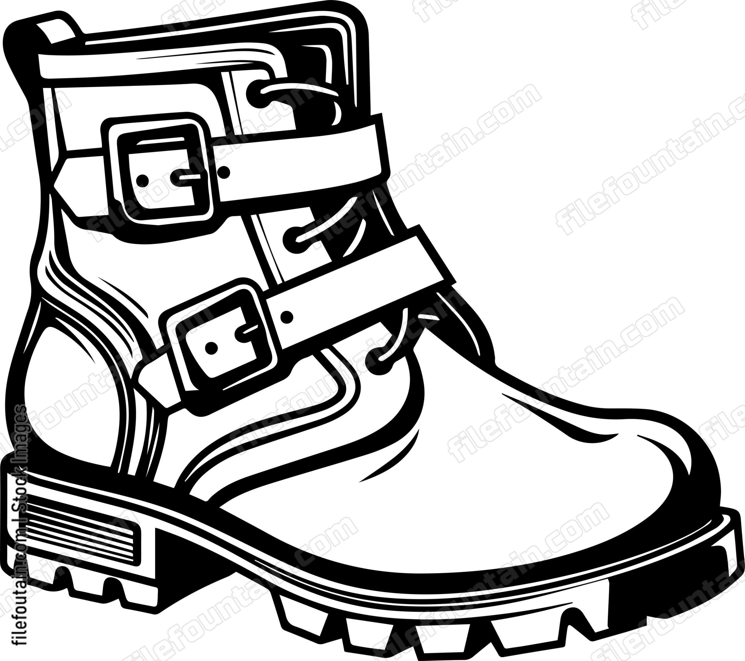 Boot With Buckles