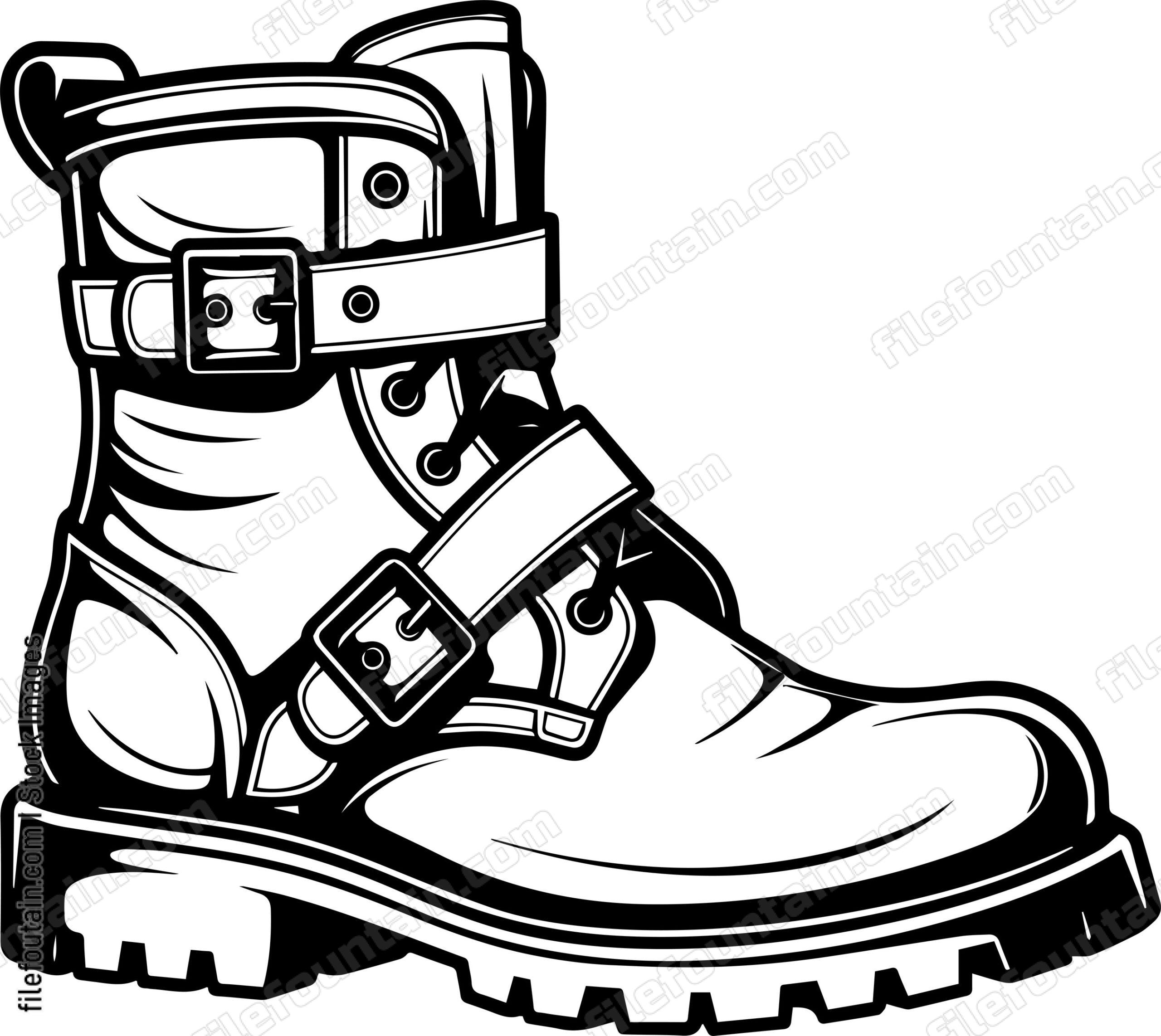 Boot With Buckles