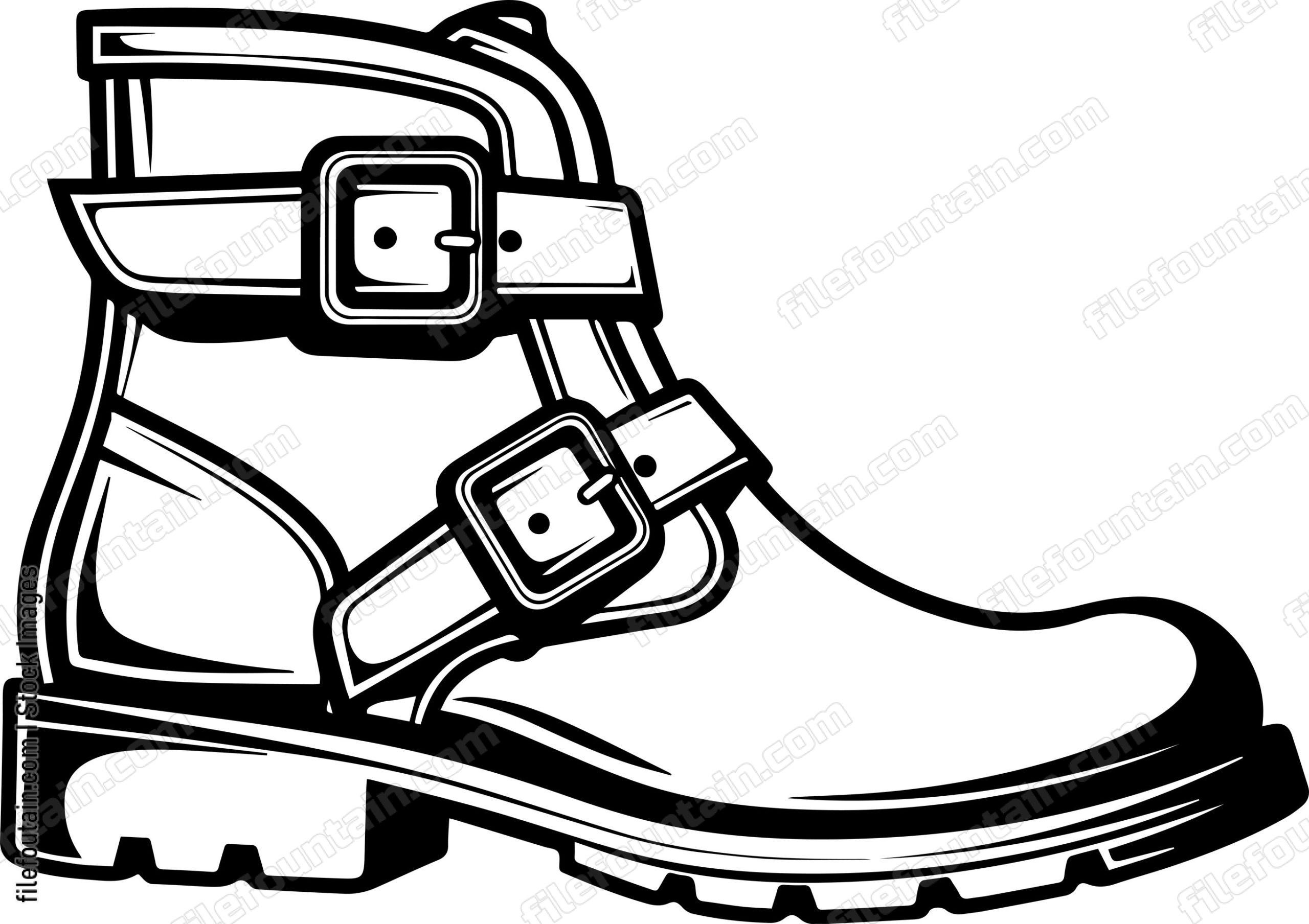 Boot With Buckles