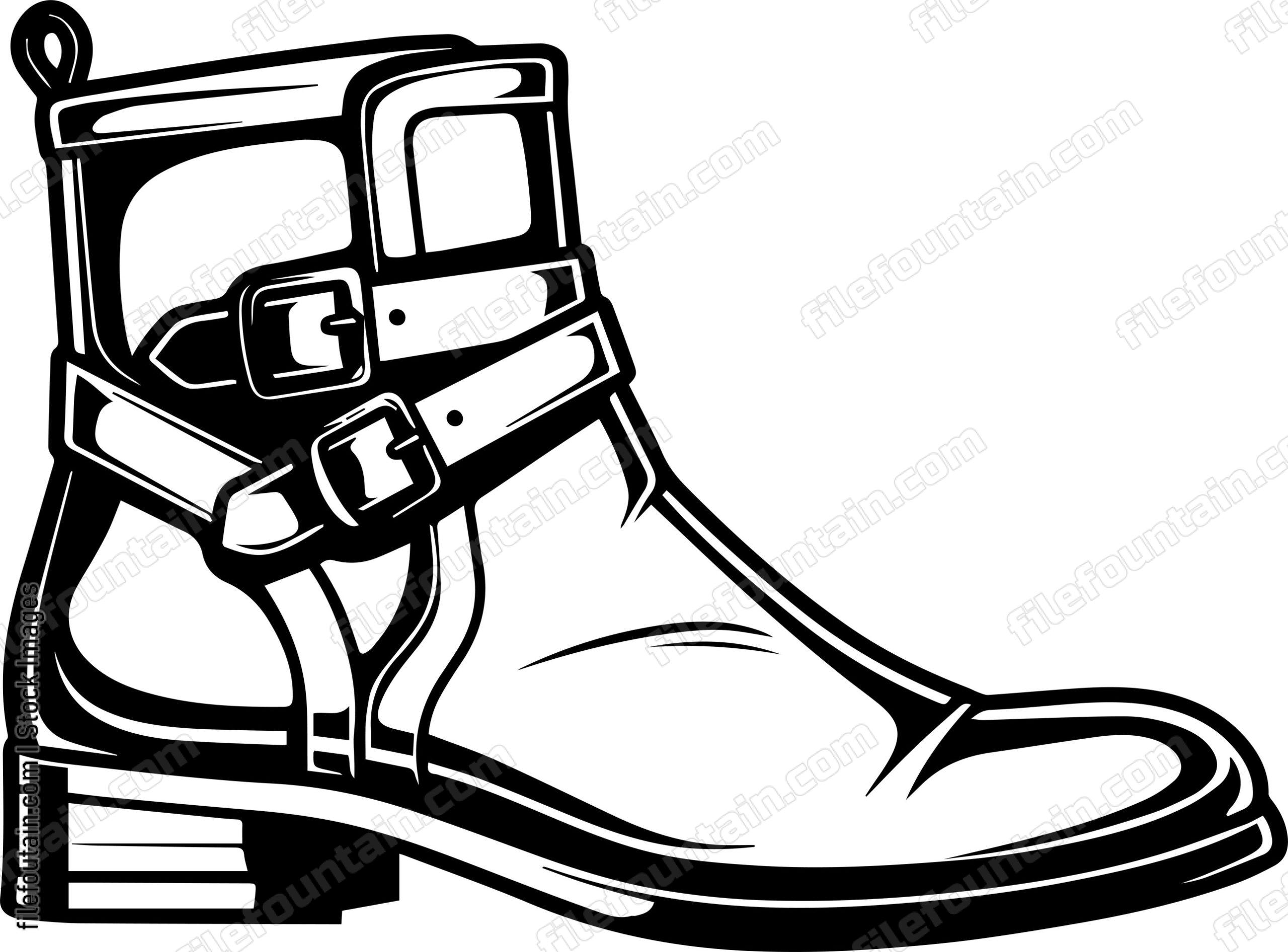 Boot With Buckles