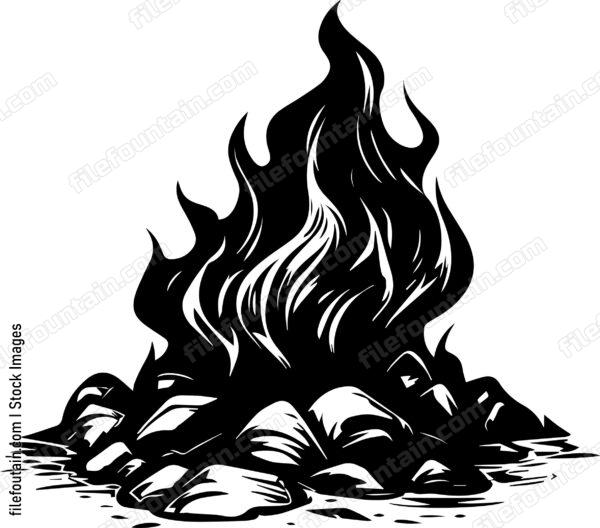Burning Coal