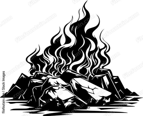 Burning Coal