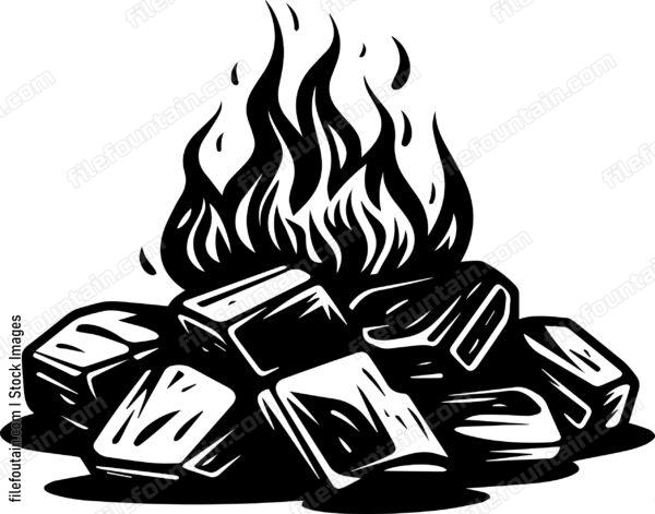 Burning Coal
