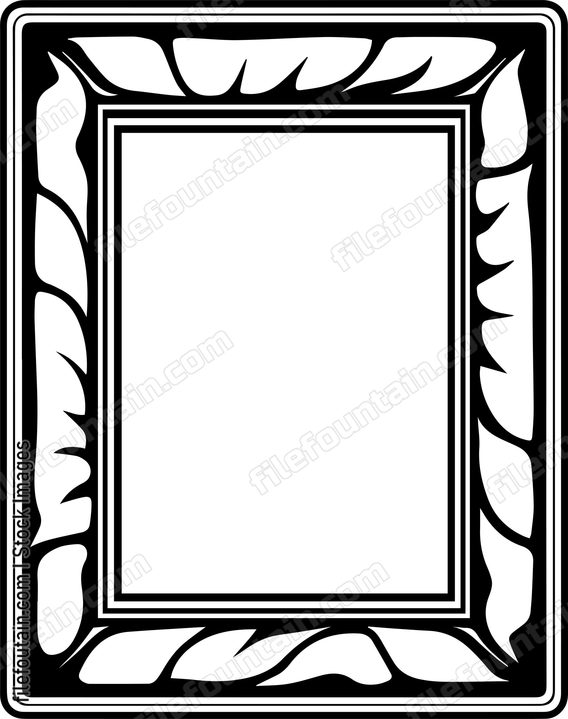Checkered Rectangle Frame