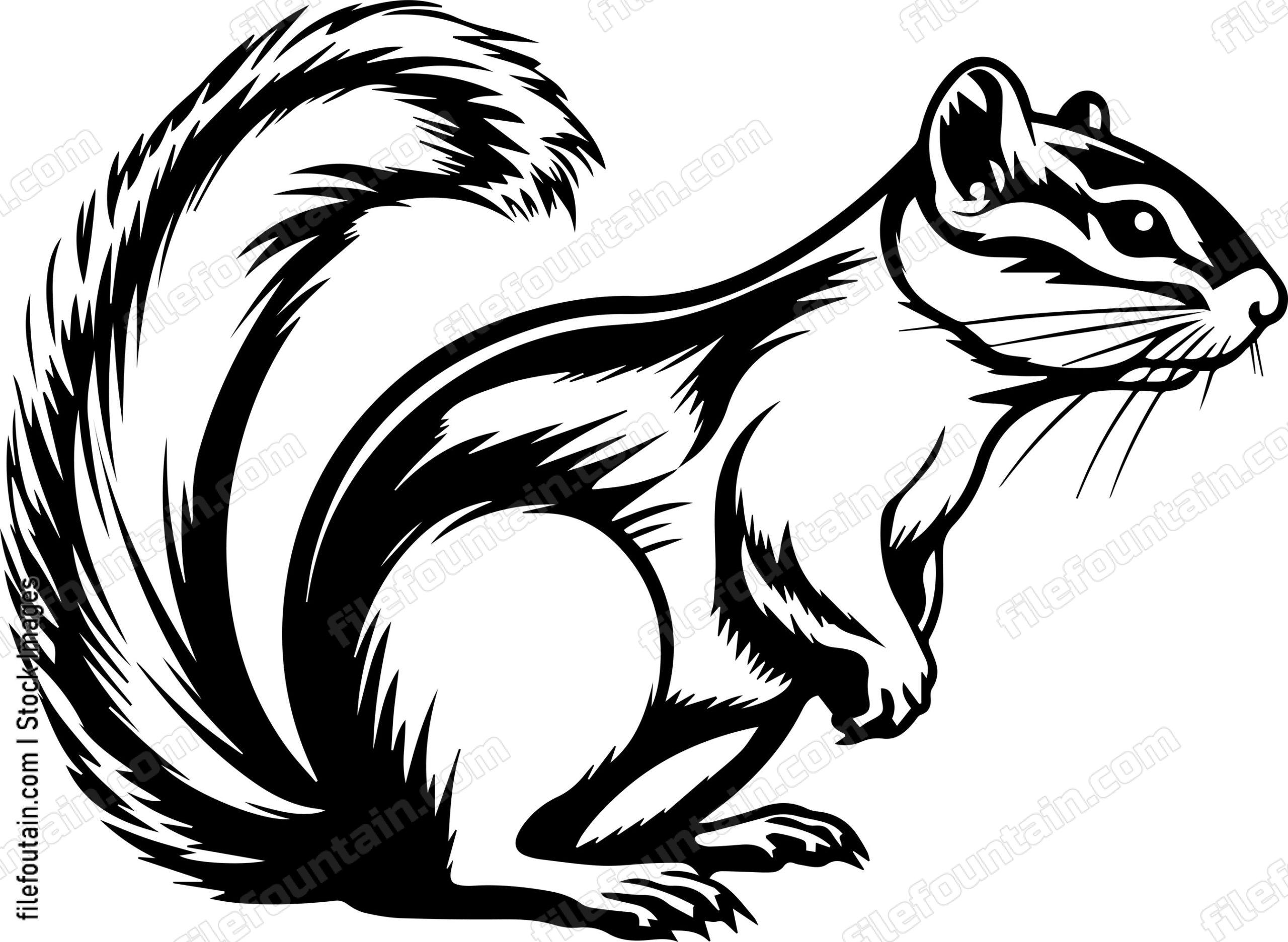 Chipmunk Side View