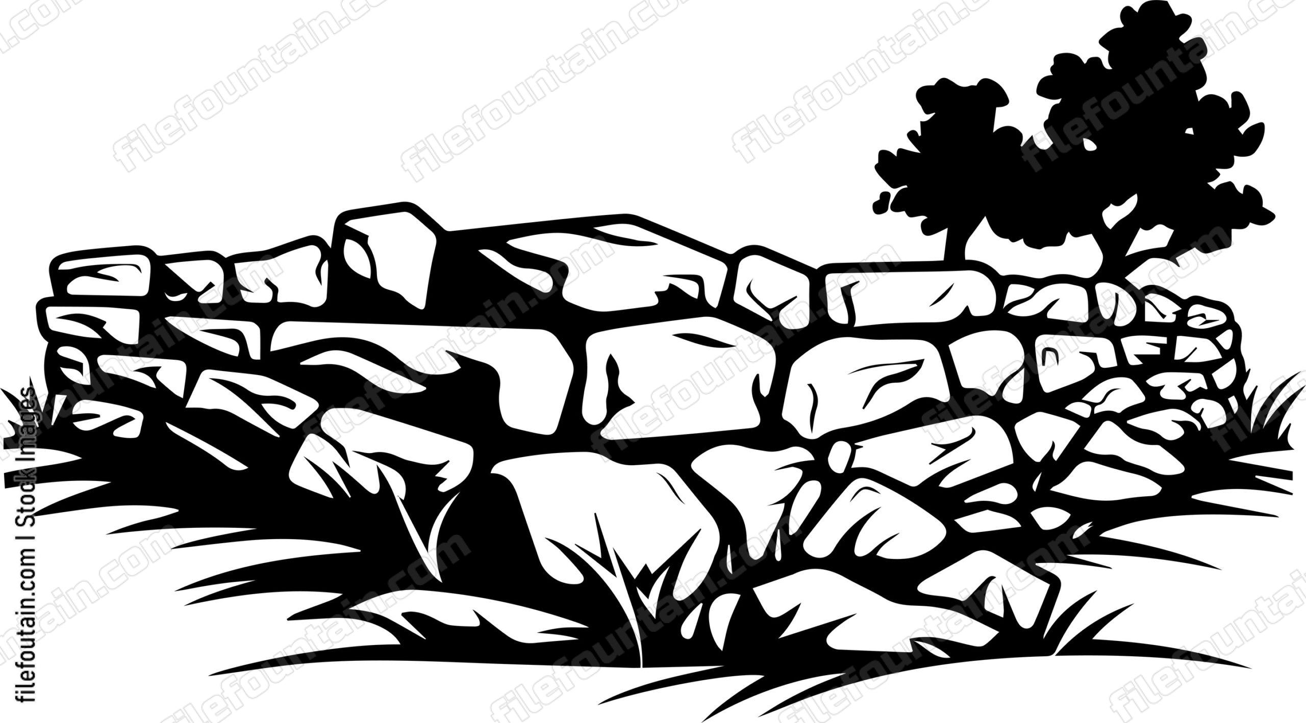 Countryside Stone Wall