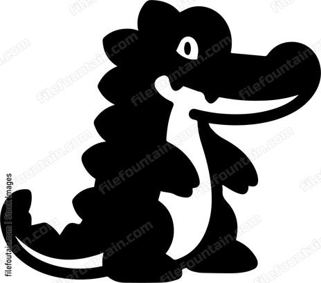 cute alligator