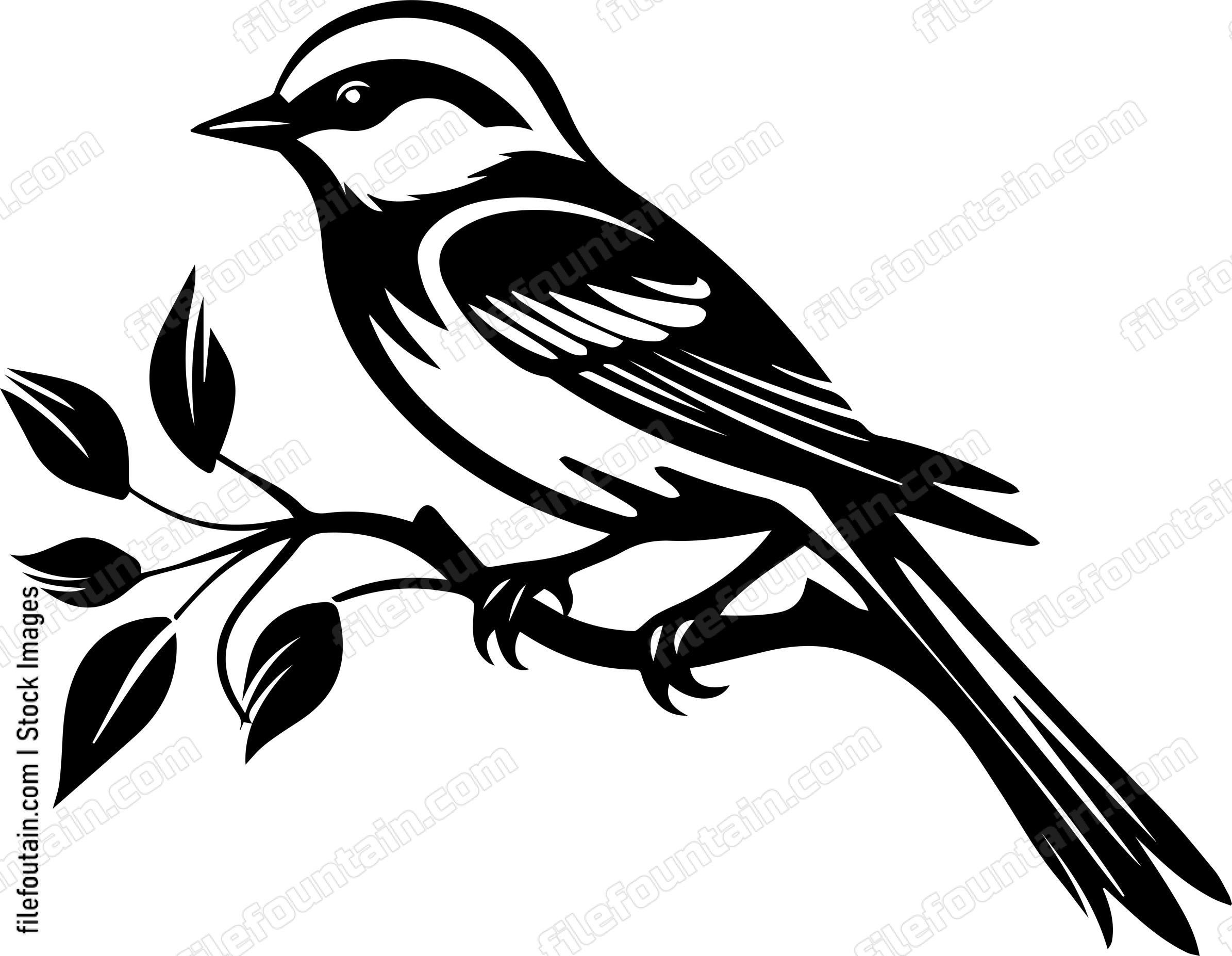 Decorative Branch And Bird