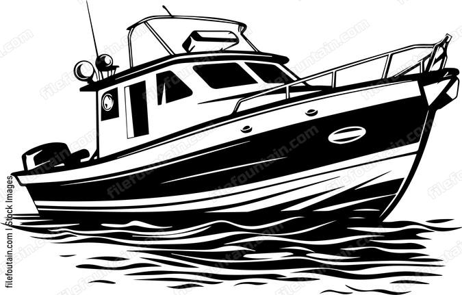 Fishing Motor Boat