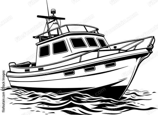 Fishing Motor Boat