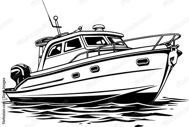 Fishing Motor Boat