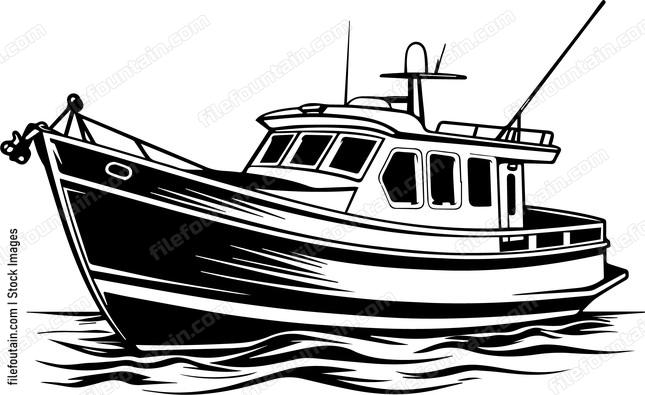 Fishing Motor Boat