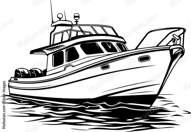Fishing Motor Boat